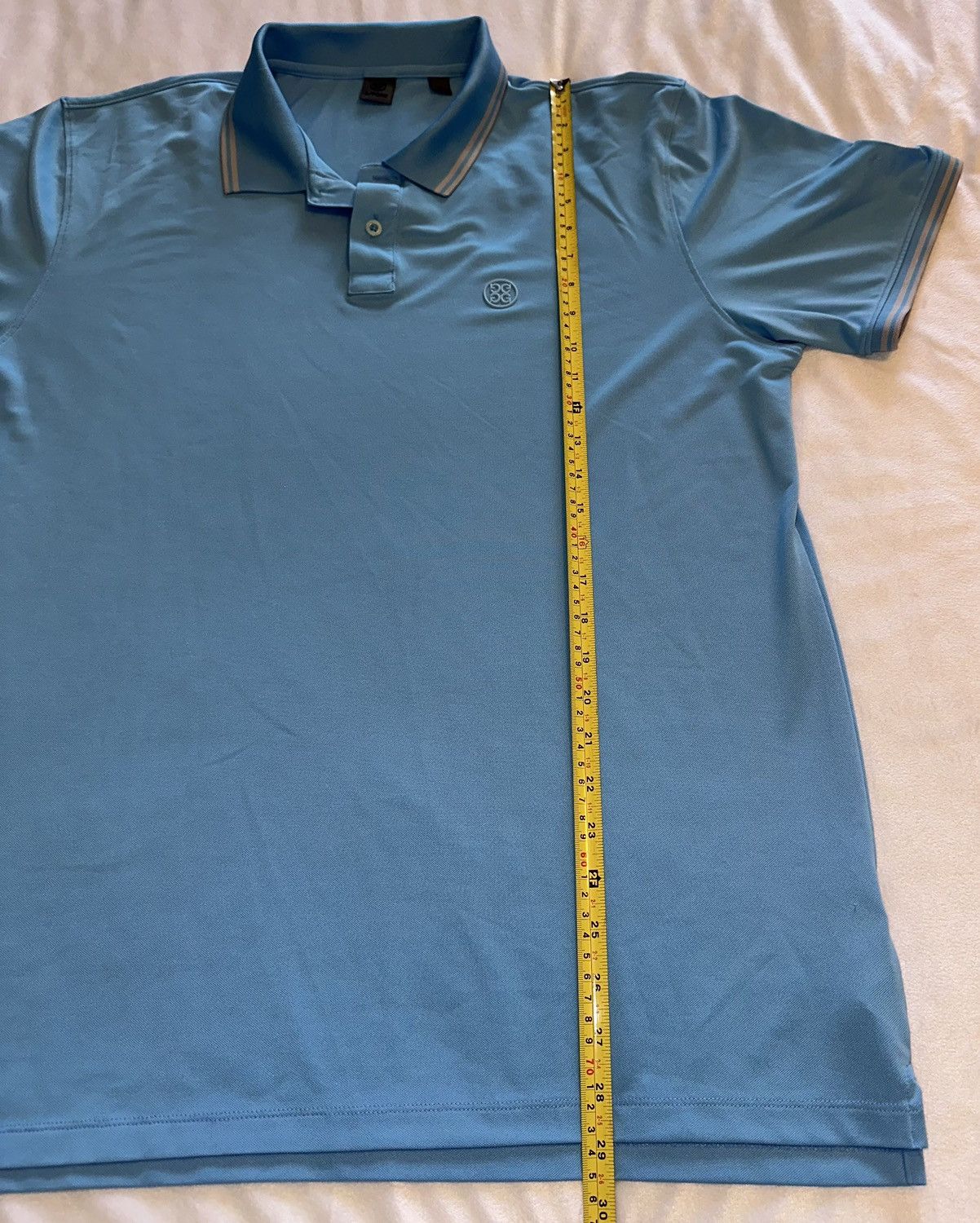 G/FORE G/Fore Men's Golf Polo Shirt Pacific Blue-Size XL Size US XL / EU 56 / 4 - 4 Thumbnail