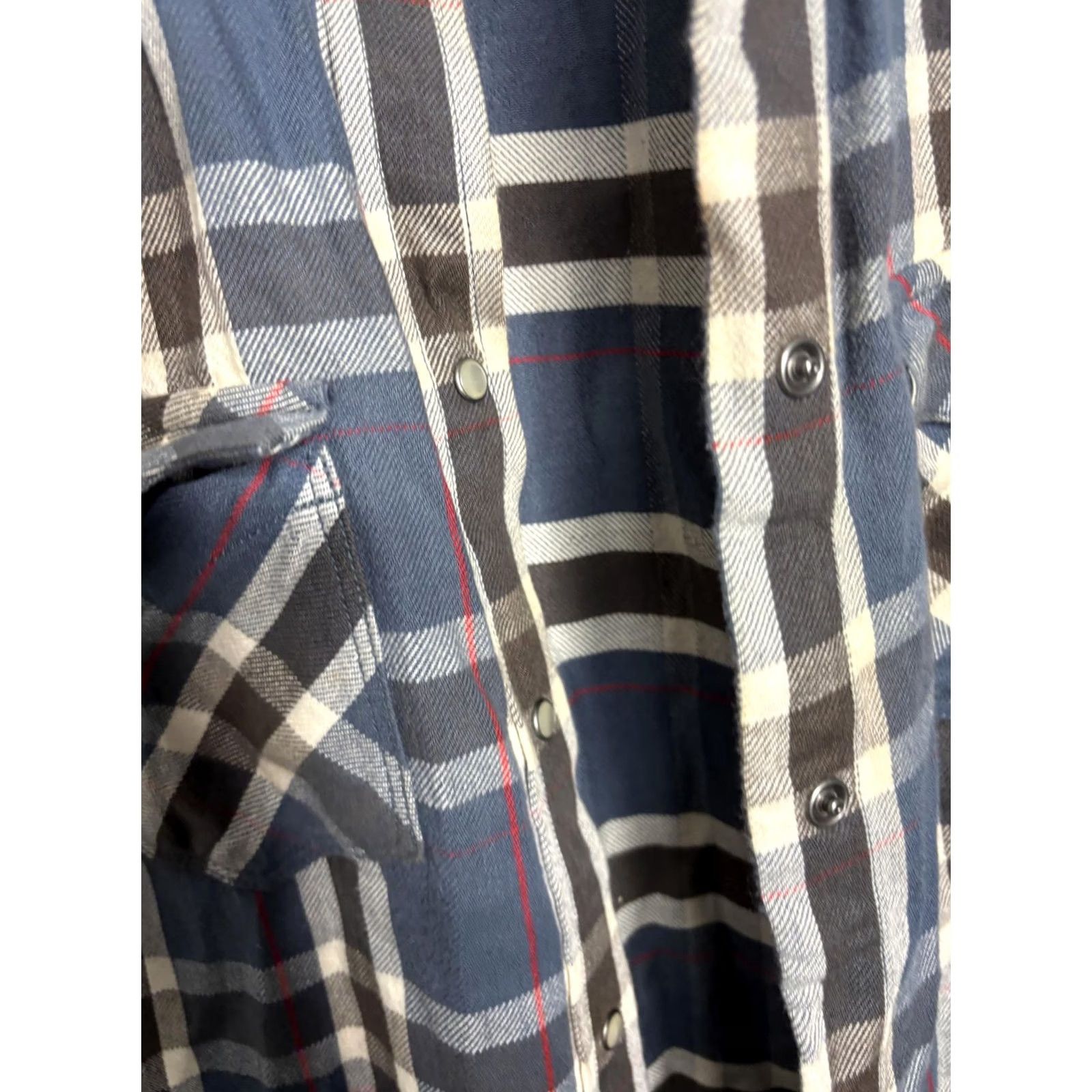 Ralph Lauren Lauren Jeans Co Ralph Lauren Shirt Mens Medium Blue Plaid Western Pearl Snap 90s Size US M / EU 48-50 / 2 - 5 Thumbnail