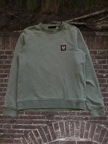 Belstaff Belstaff Sweater small logo streetwear Size US S / EU 44-46 / 1 - 1 Thumbnail