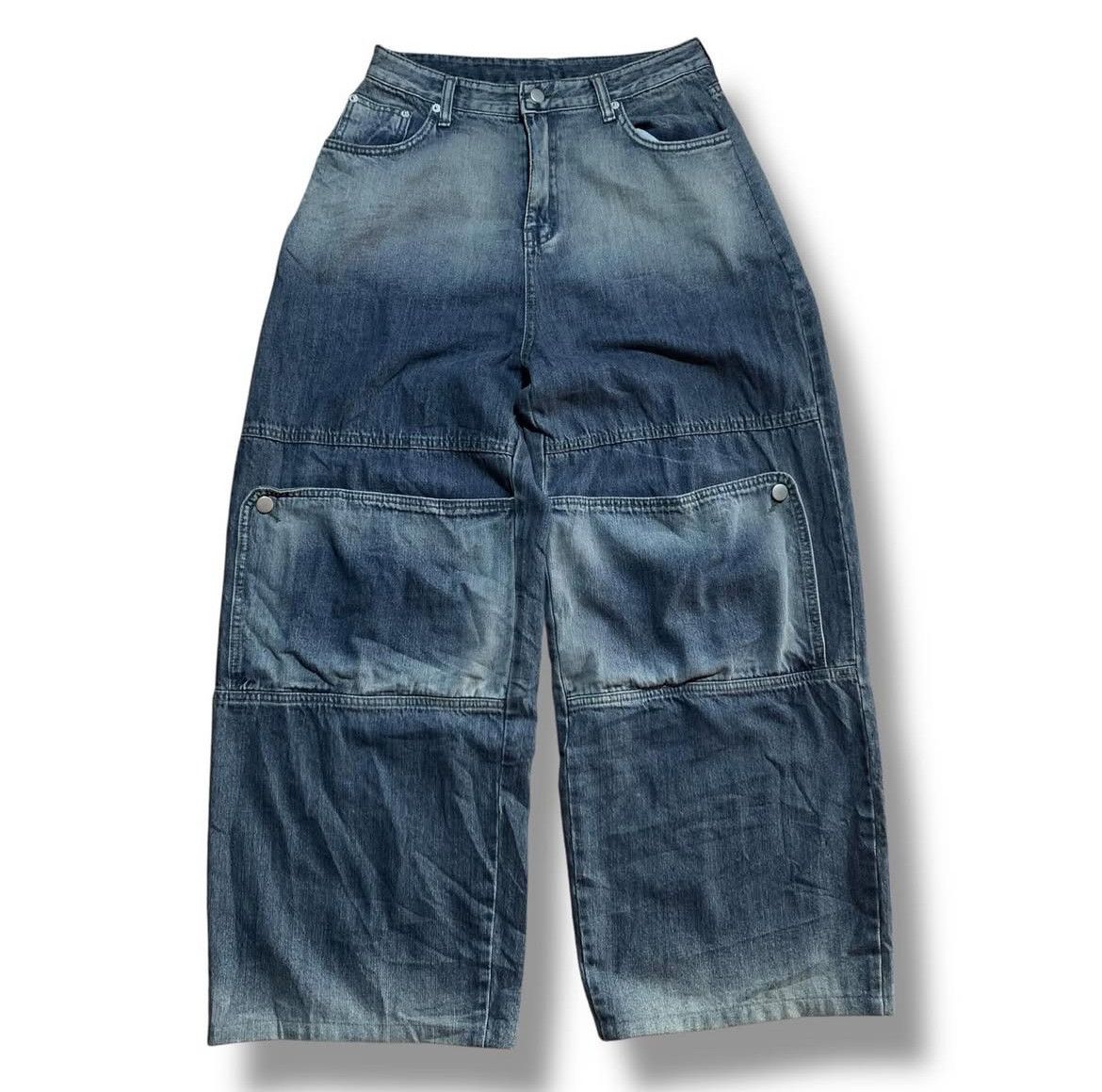 Japanese Brand 2000s Archival OOTJ Wide Baggy Jeans Pants y2k Lgb Size US 30 / EU 46 - 1 Thumbnail