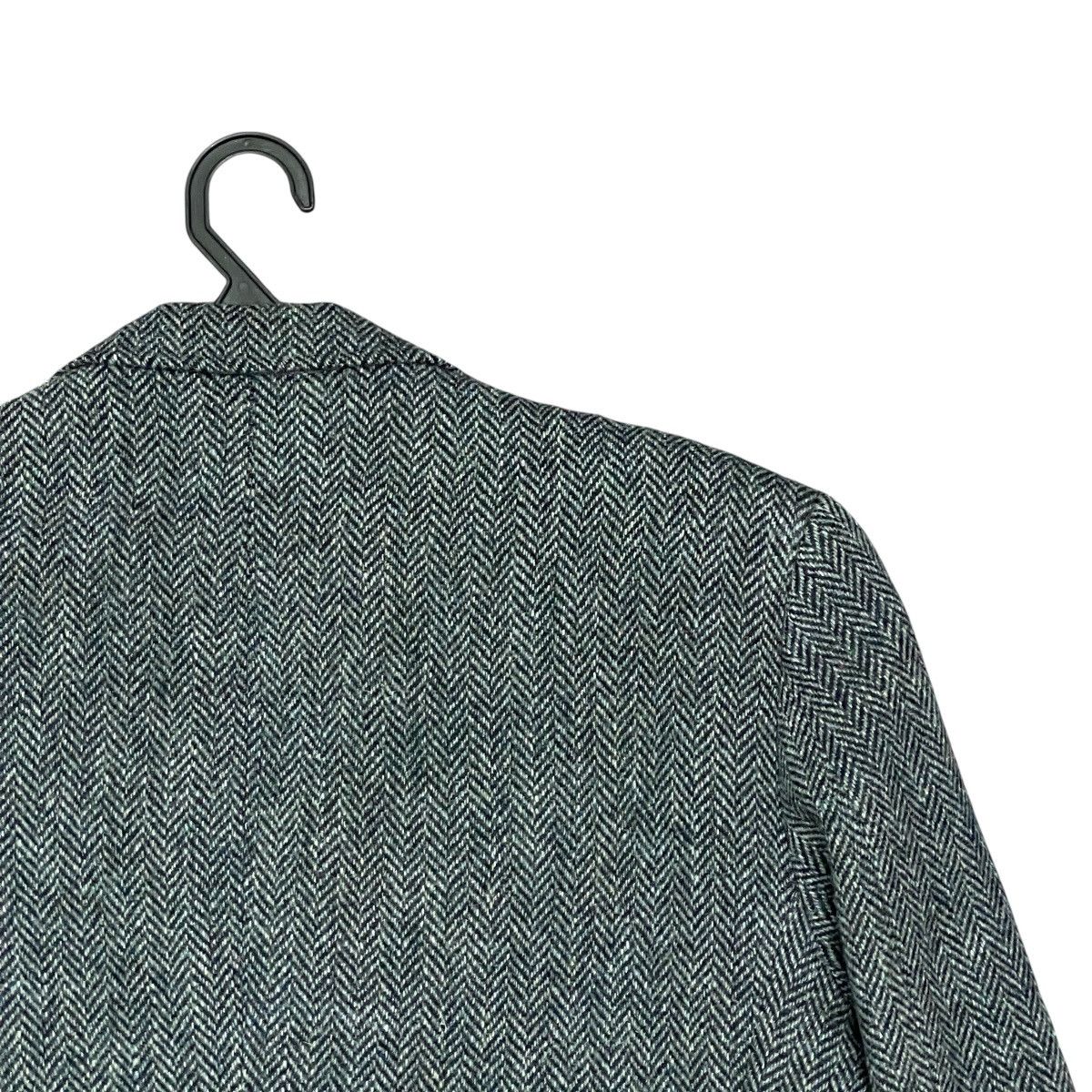 Harris Tweed Vintage Harris Tweed Vightex Custom Herringbone Wool Blazer Size 42R - 9 Thumbnail