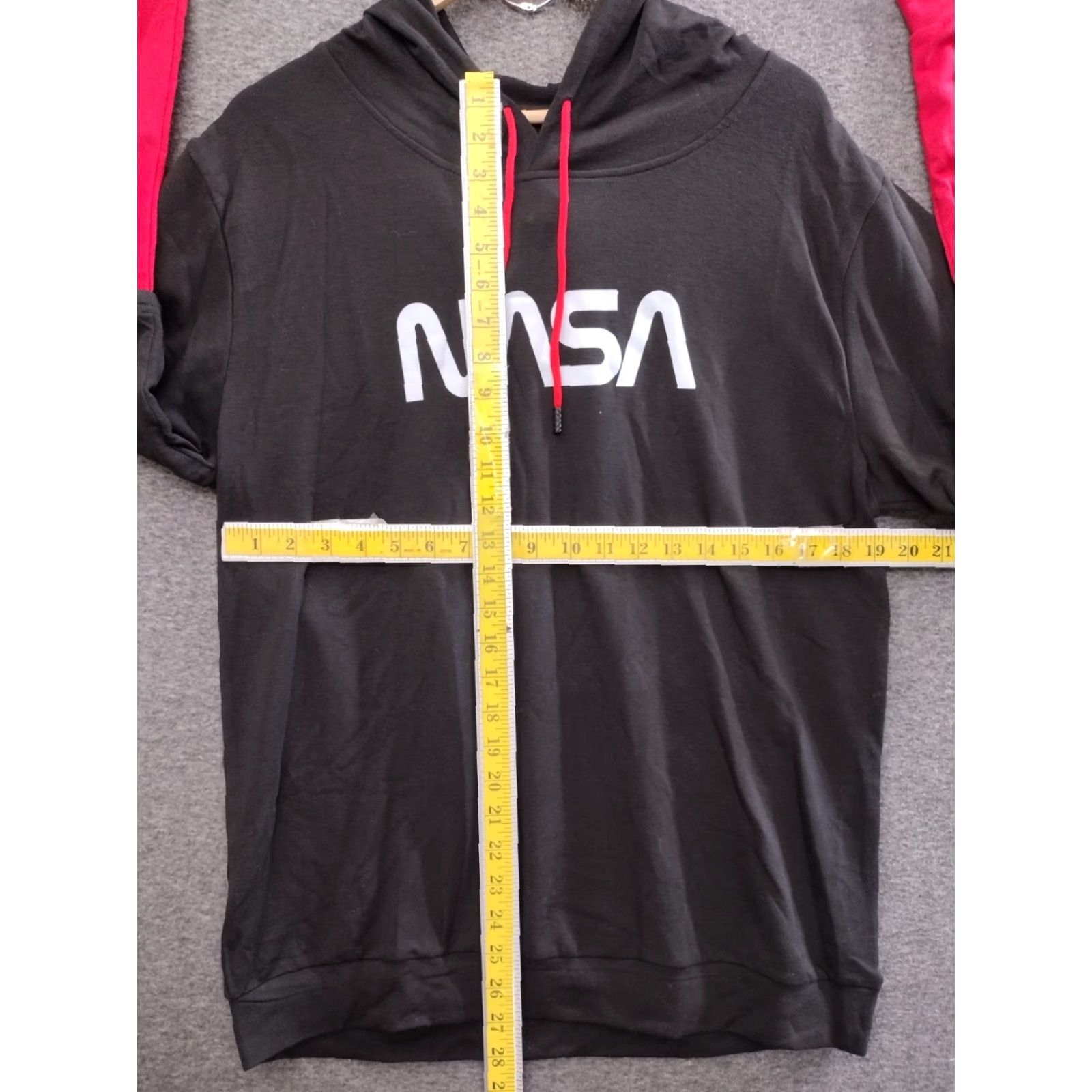 NASA NASA Unbranded Logo Hoodie Sweatshirt Black/Red Size L Mens Size US L / EU 52-54 / 3 - 4 Thumbnail