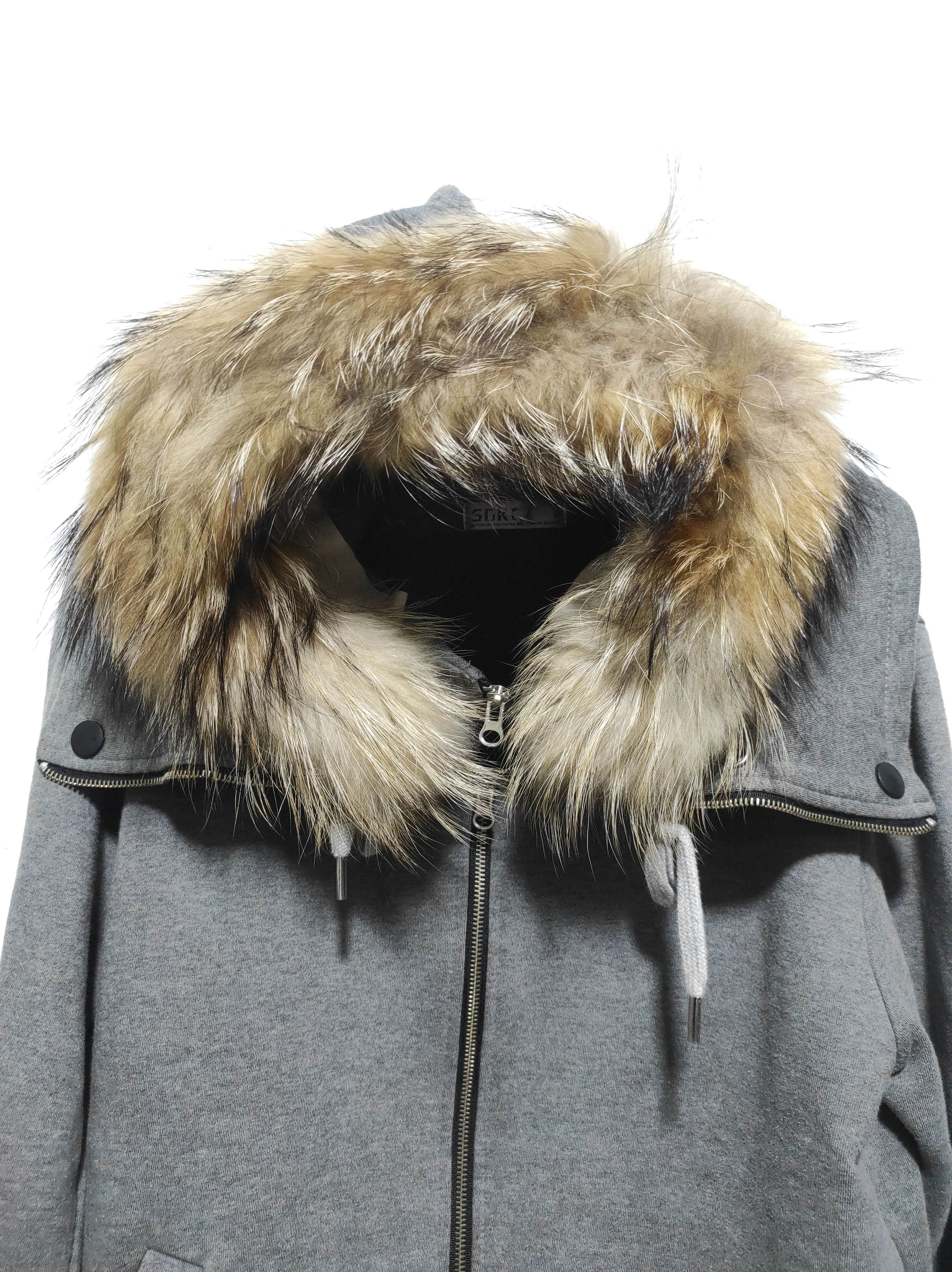 Hysteric Glamour SGKC Double Layer Zip Fur Hoodie i6w9 lgb style Size US M / EU 48-50 / 2 - 3 Thumbnail