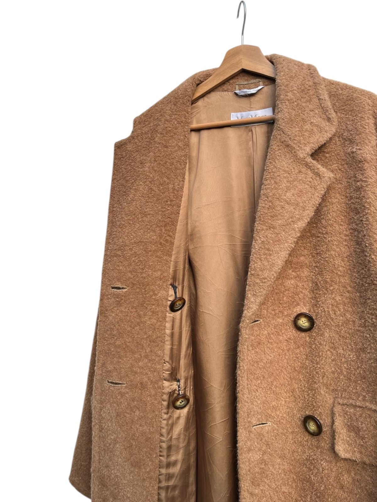 Max Mara Max Mara Alpaca Wool Double Breasted Coat Size M / US 6-8 / IT 42-44 - 11 Thumbnail