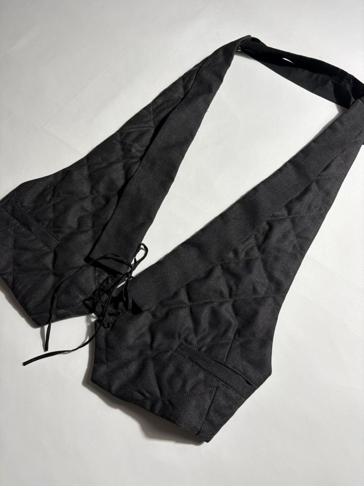 Kris Van Assche KRIS VAN ASSCHE SINGLE BREASTED LACE UP VEST Size 46S - 2 Thumbnail