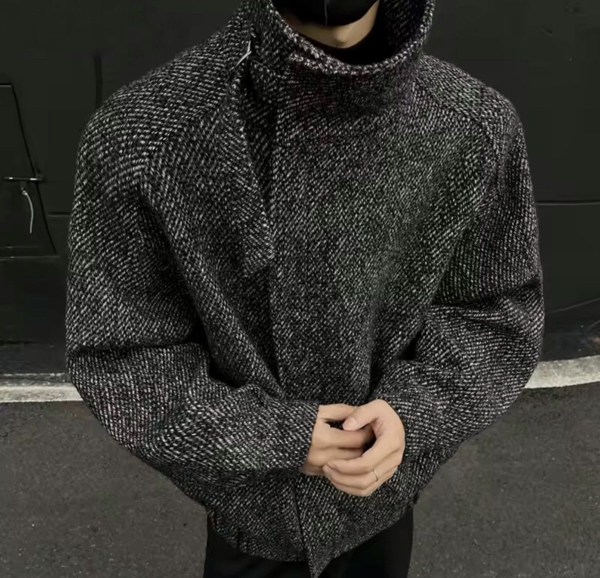 Other Casual Streetwear Plaid Zipper High Neck Coat Jacket Size US M / EU 48-50 / 2 - 1 Thumbnail