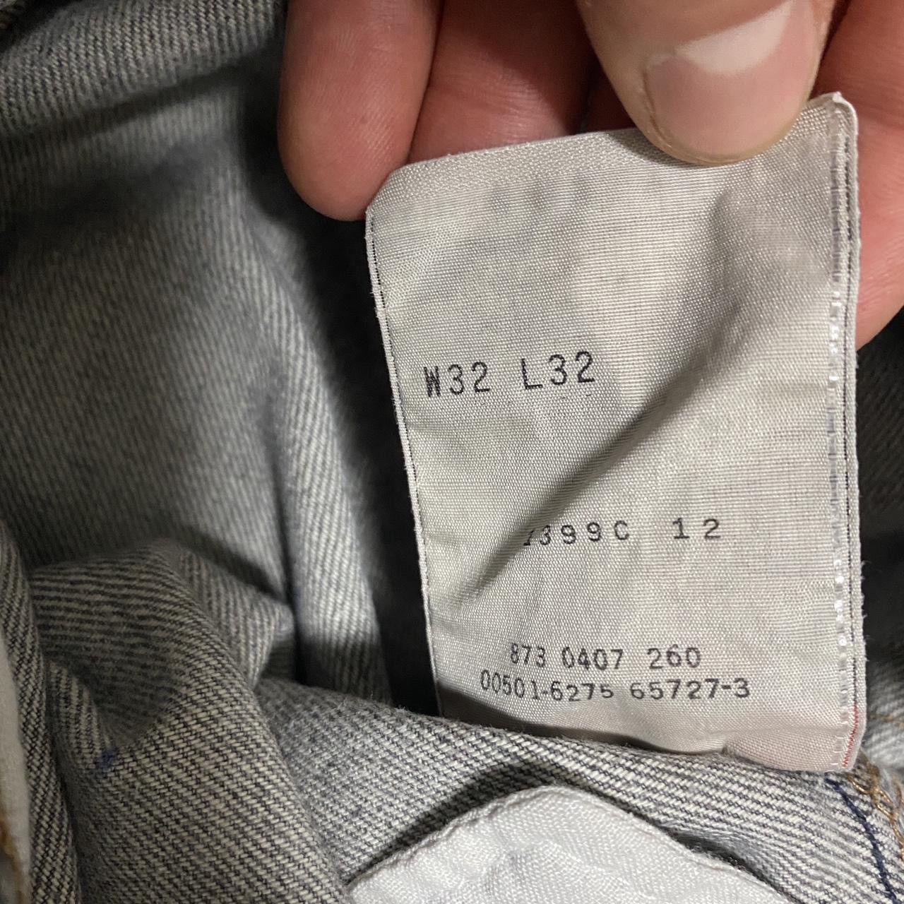 Levi's Y2K Levi’s relaxed fit 550 light grey wash denim jeans Size US 32 / EU 48 - 6 Thumbnail
