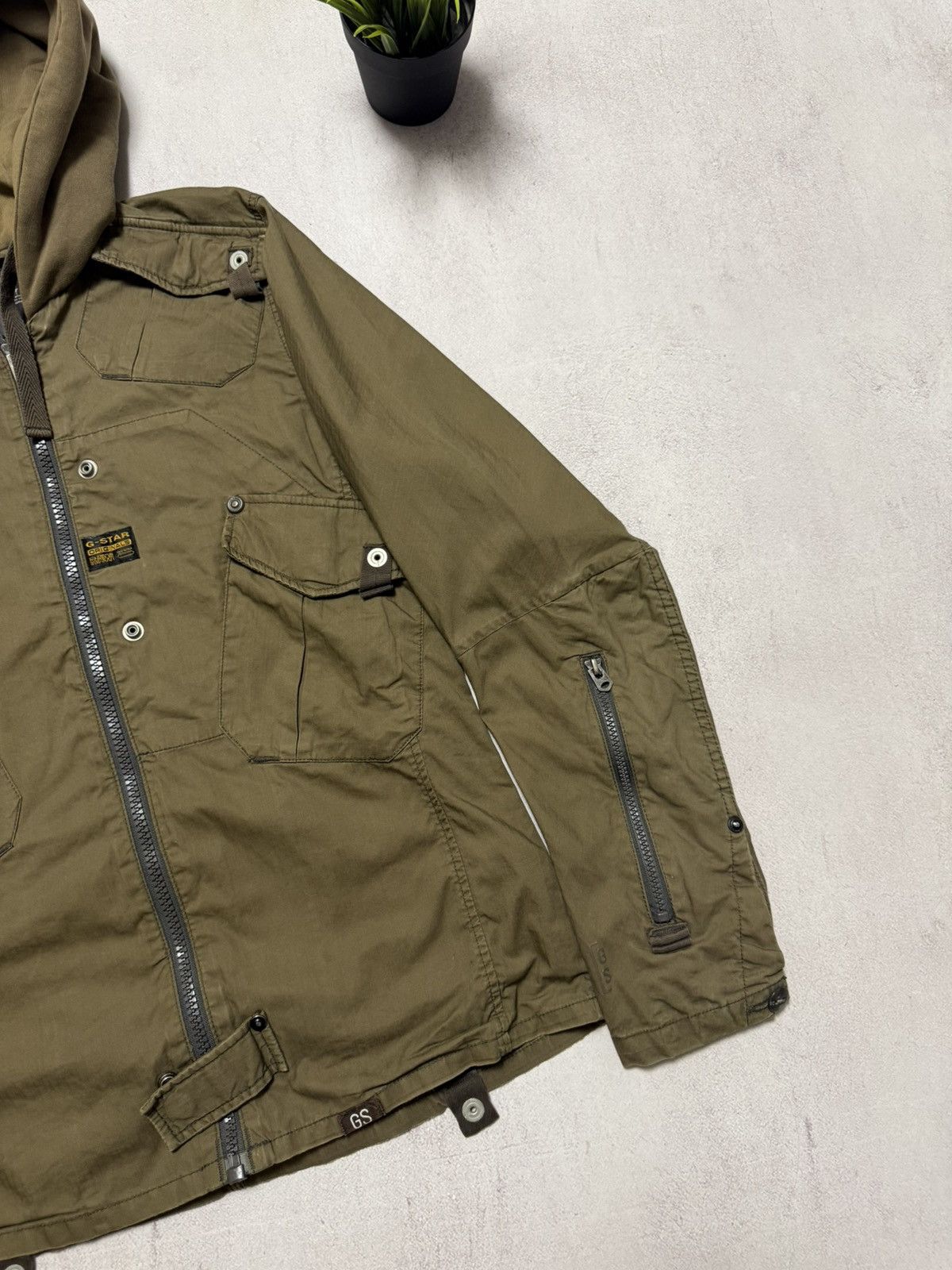 G-Star Vintage G Star Raw Jacket Multopocket Avant-Garde y2k 90s Size US L / EU 52-54 / 3 - 3 Thumbnail
