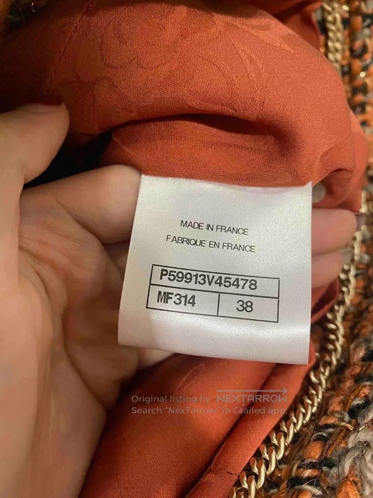Chanel Chanel Forest series maple leaf orange leaf carved buckle Size XS / US 0-2 / IT 36-38 - 4 Thumbnail
