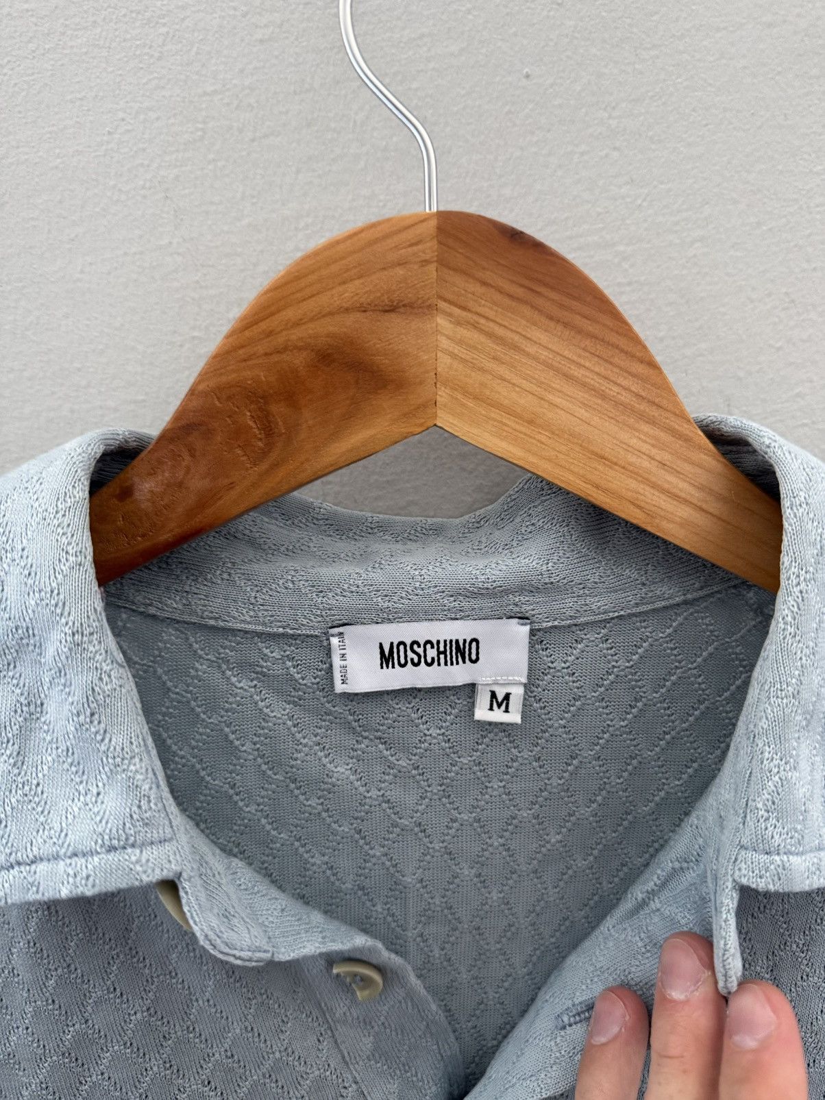 Moschino Vintage Moschino Polo Shirt Size US M / EU 48-50 / 2 - 5 Thumbnail