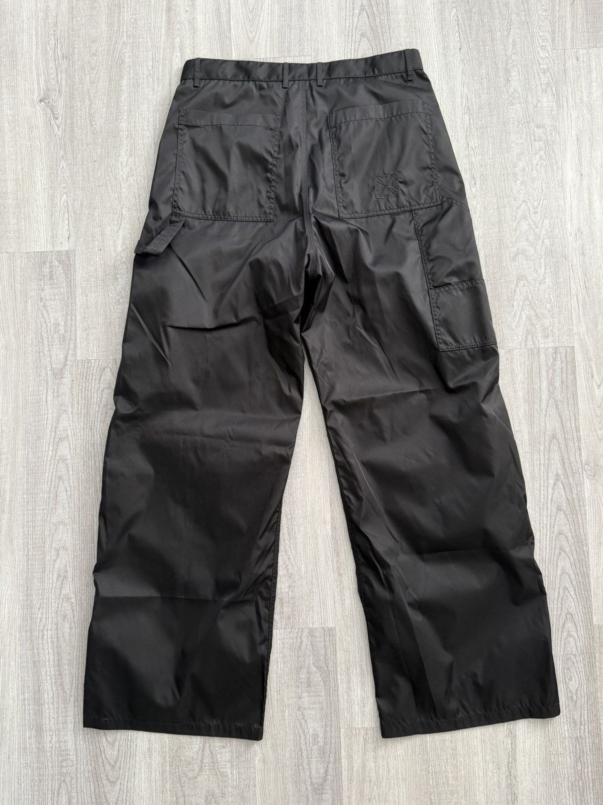 Off-White Off-White Loose Fit Wide Leg Nylon Trouser US36 IT52 Size US 36 / EU 52 - 9 Thumbnail