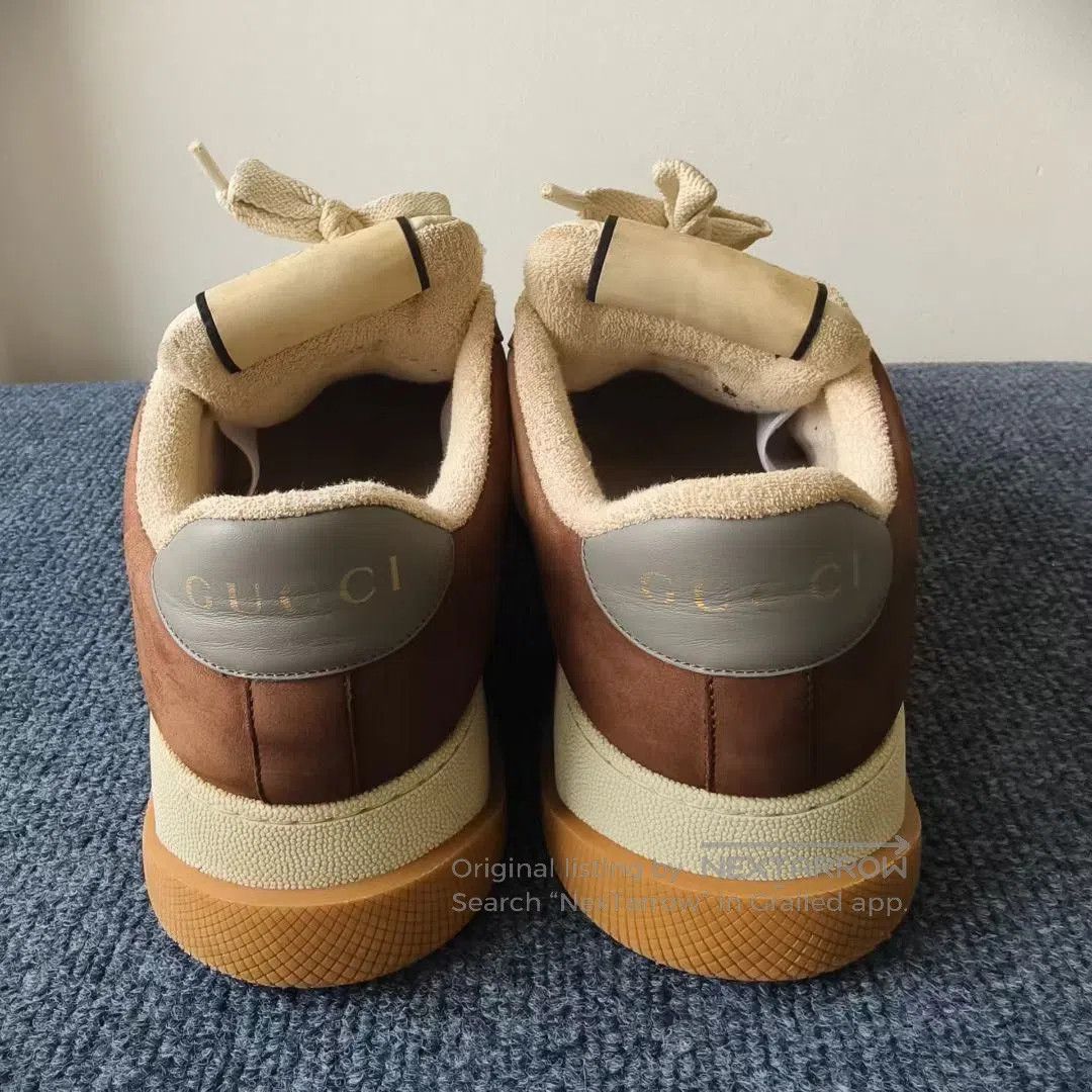 Gucci Gucci Screener Leather GG Canvas Low. Size US 8 / EU 41 - 3 Thumbnail