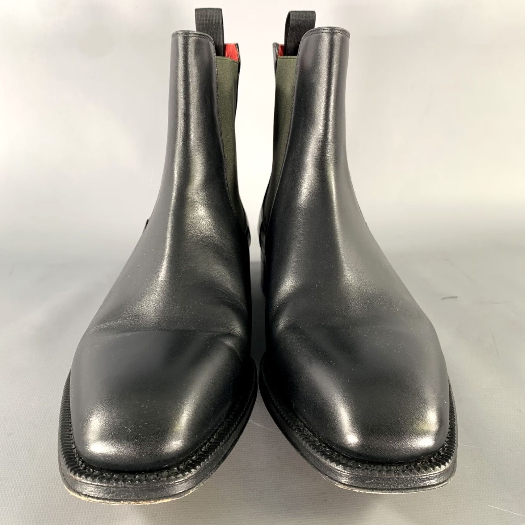 Alexander McQueen ALEXANDER MCQUEEN Chelsea Boots Black Leather Size 8 Size US 8 / EU 41 - 4 Thumbnail