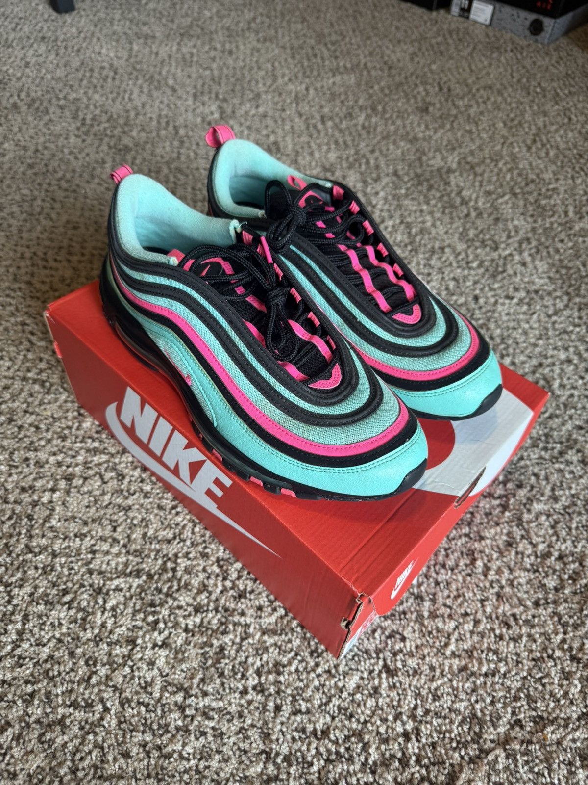 Nike Nike Air Max 97 South Beach Alternate Size US 11.5 / EU 44-45 - 1 Thumbnail