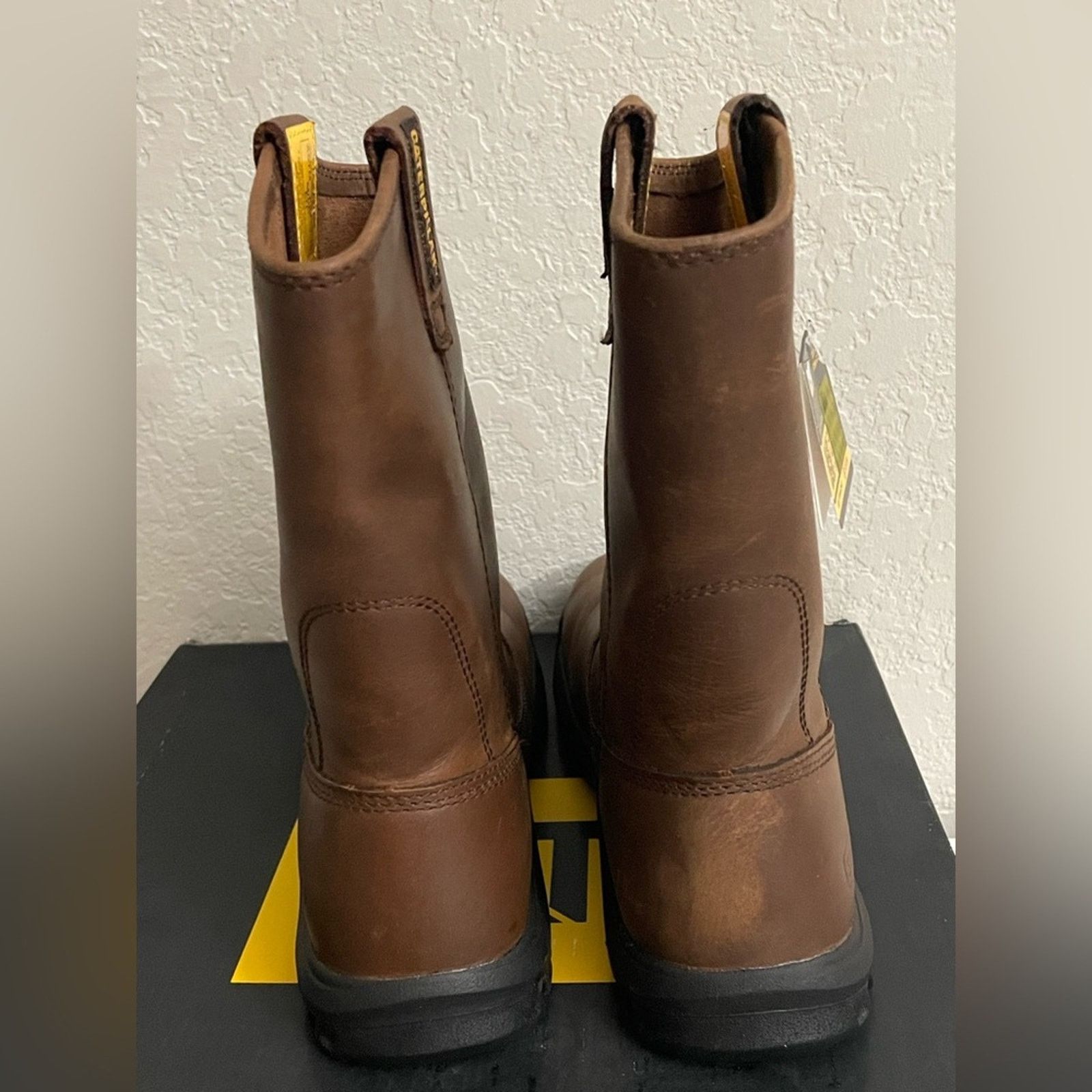 Caterpillar CAT Drawbar Steel Toe Caterpillar Boots Brown Men 7.5 Size US 7.5 / EU 40-41 - 7 Thumbnail