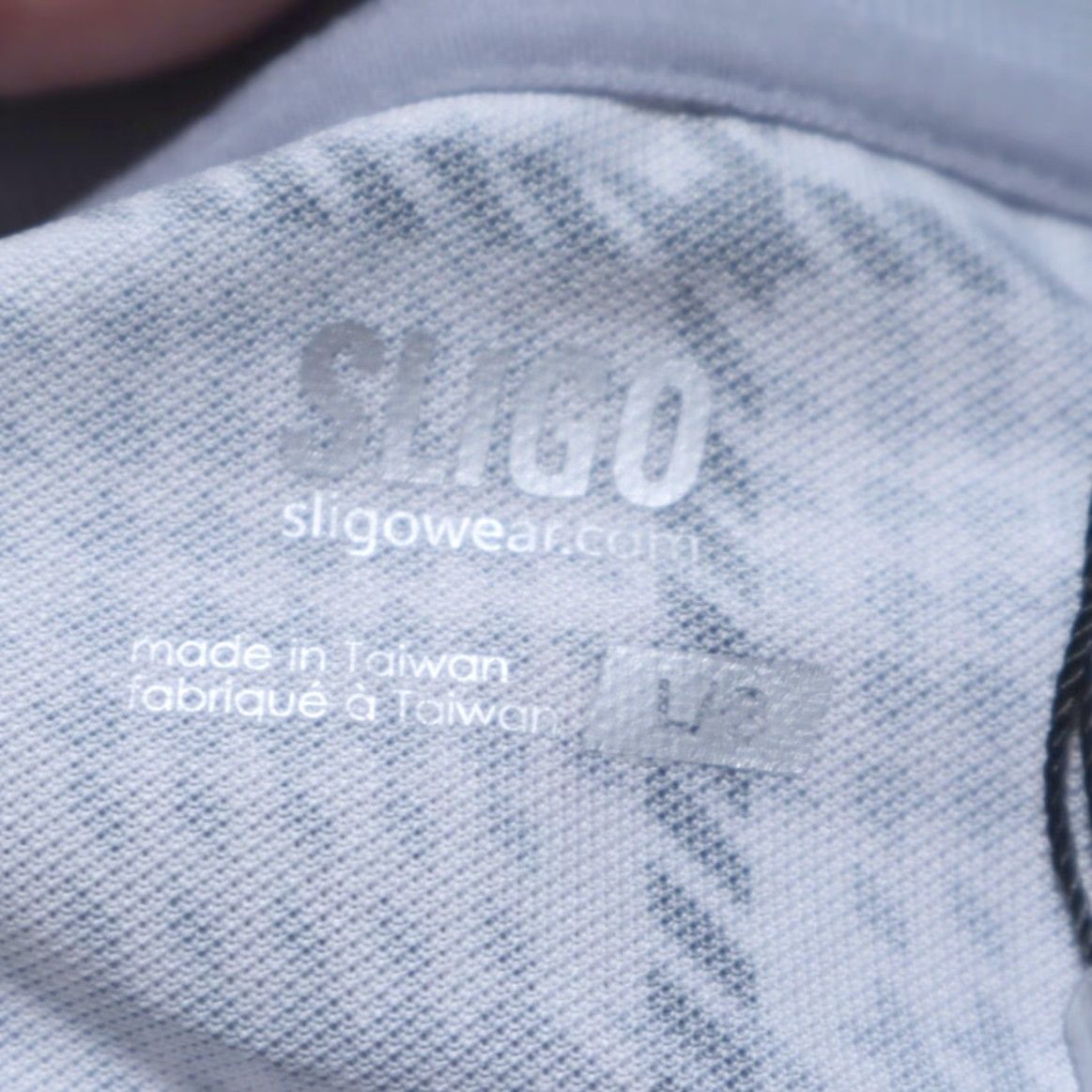 Vintage Sligo Blackwolf Run Houndstooth Stretch Polyester Plaid Polo Shirt Gray Men's L Size US L / EU 52-54 / 3 - 5 Thumbnail