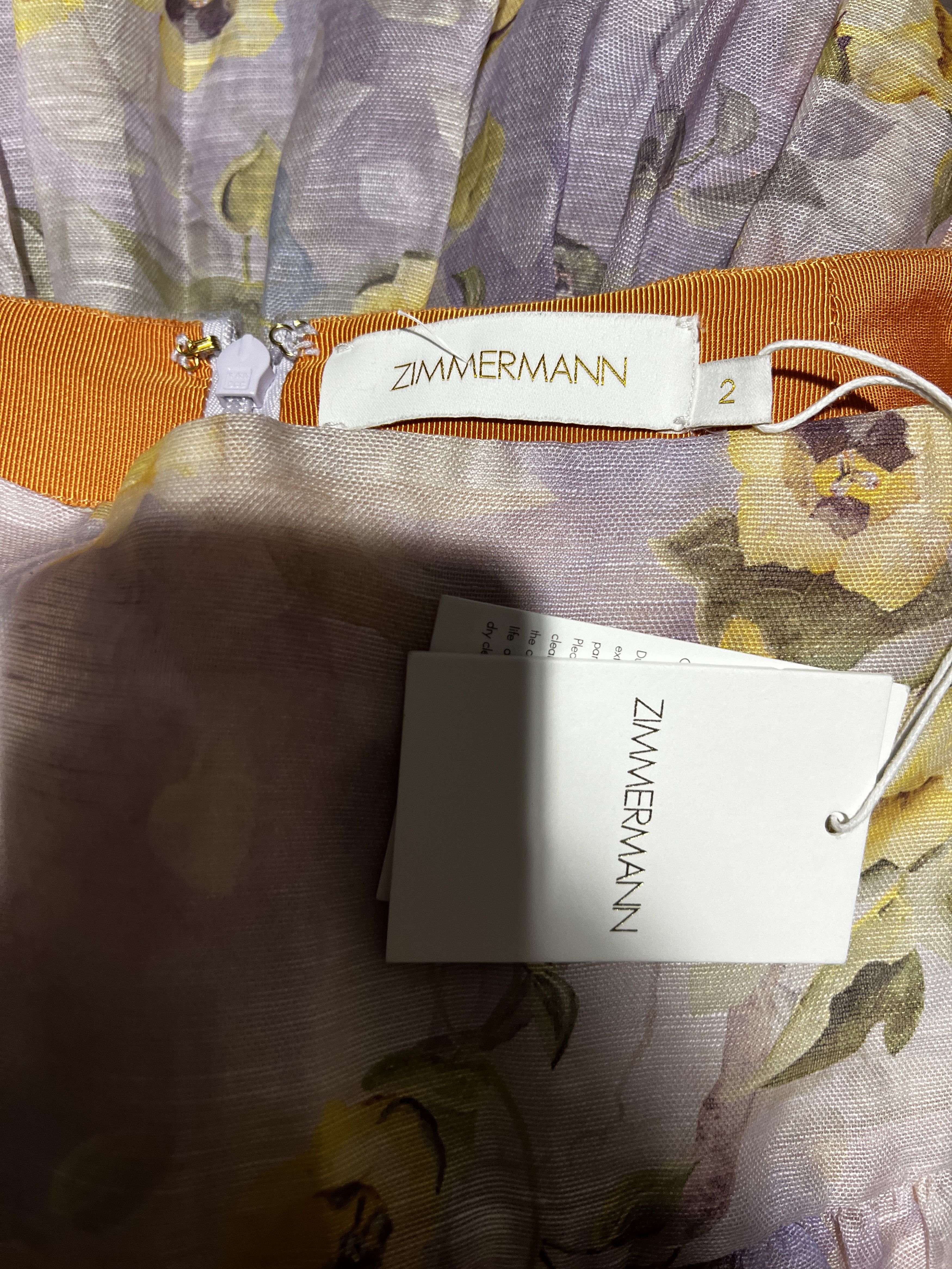 Zimmermann BOTANICA FRAYED EDGE HEM MAXI SKIRT Size 30" / US 8 / IT 44 - 7 Thumbnail