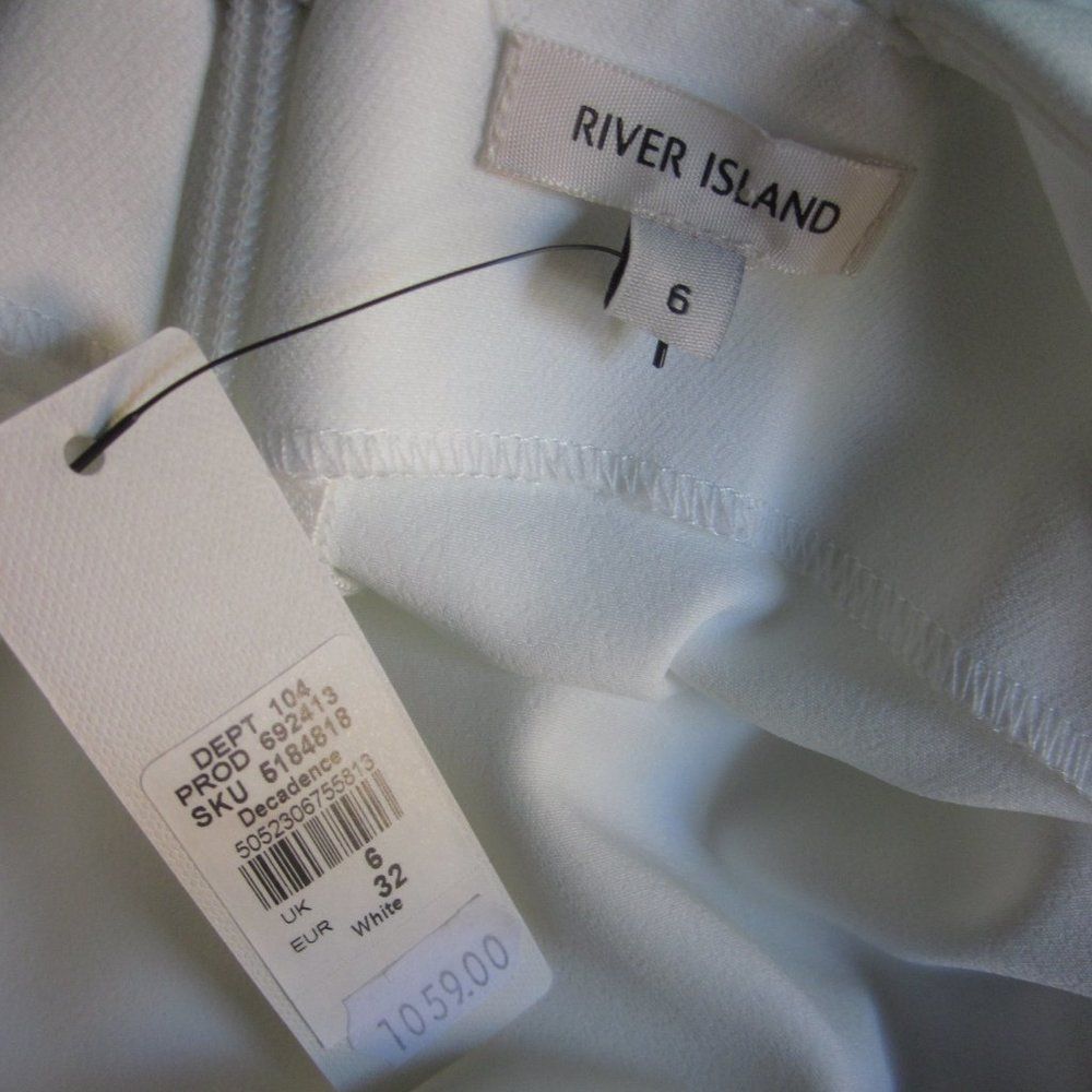River Island River Island Draped Mini Dress XS / 0 US Size XXS / US 00 / IT 34 - 2 Thumbnail