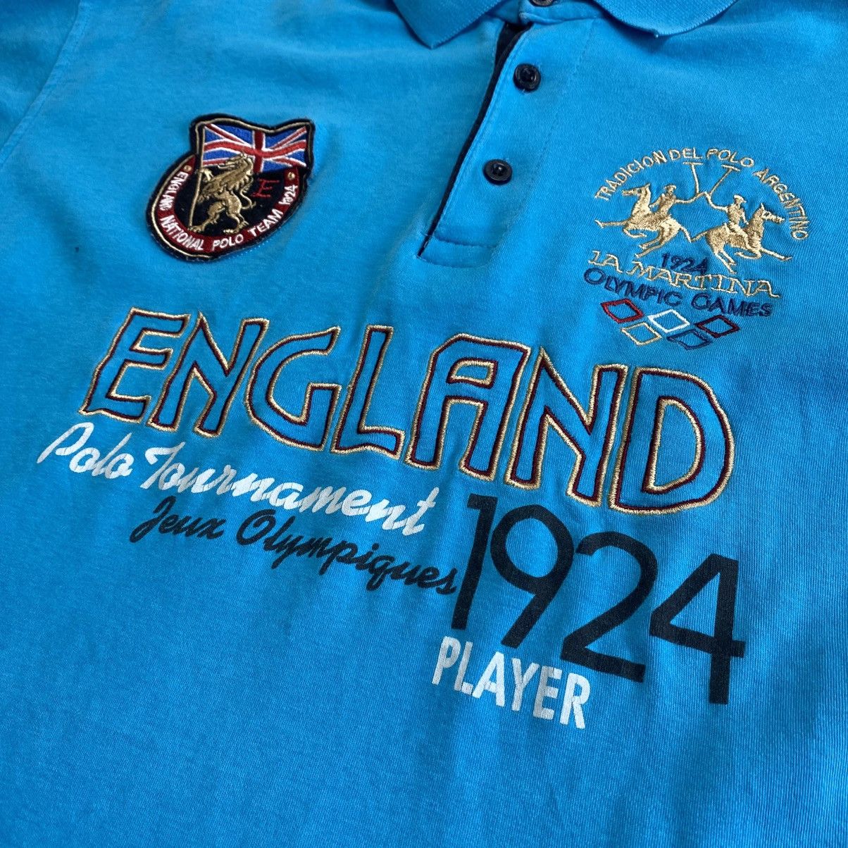 La Martina La Martina Vintage England Polo T-Shirt Size US XL / EU 56 / 4 - 5 Thumbnail