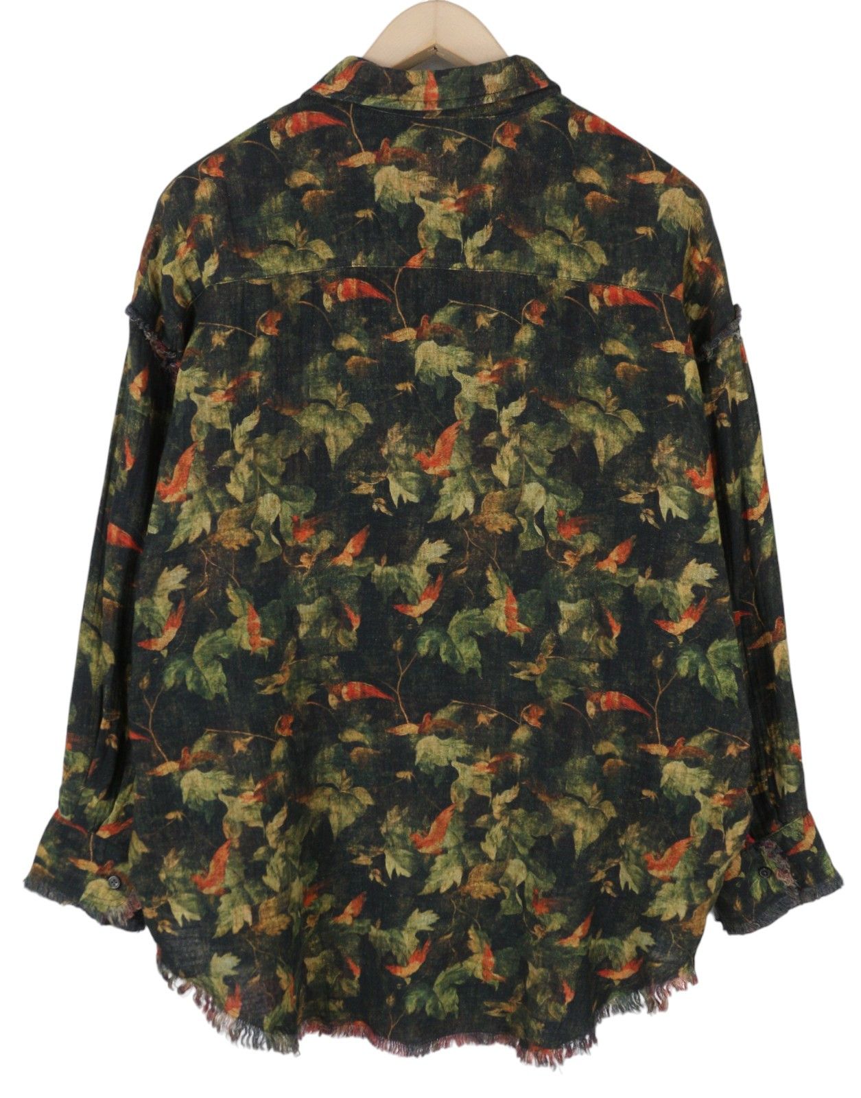 R13 REVERSIBLE DROP NECK XS Patterned Oversize Distress 86778 Size XS / US 0-2 / IT 36-38 - 5 Thumbnail