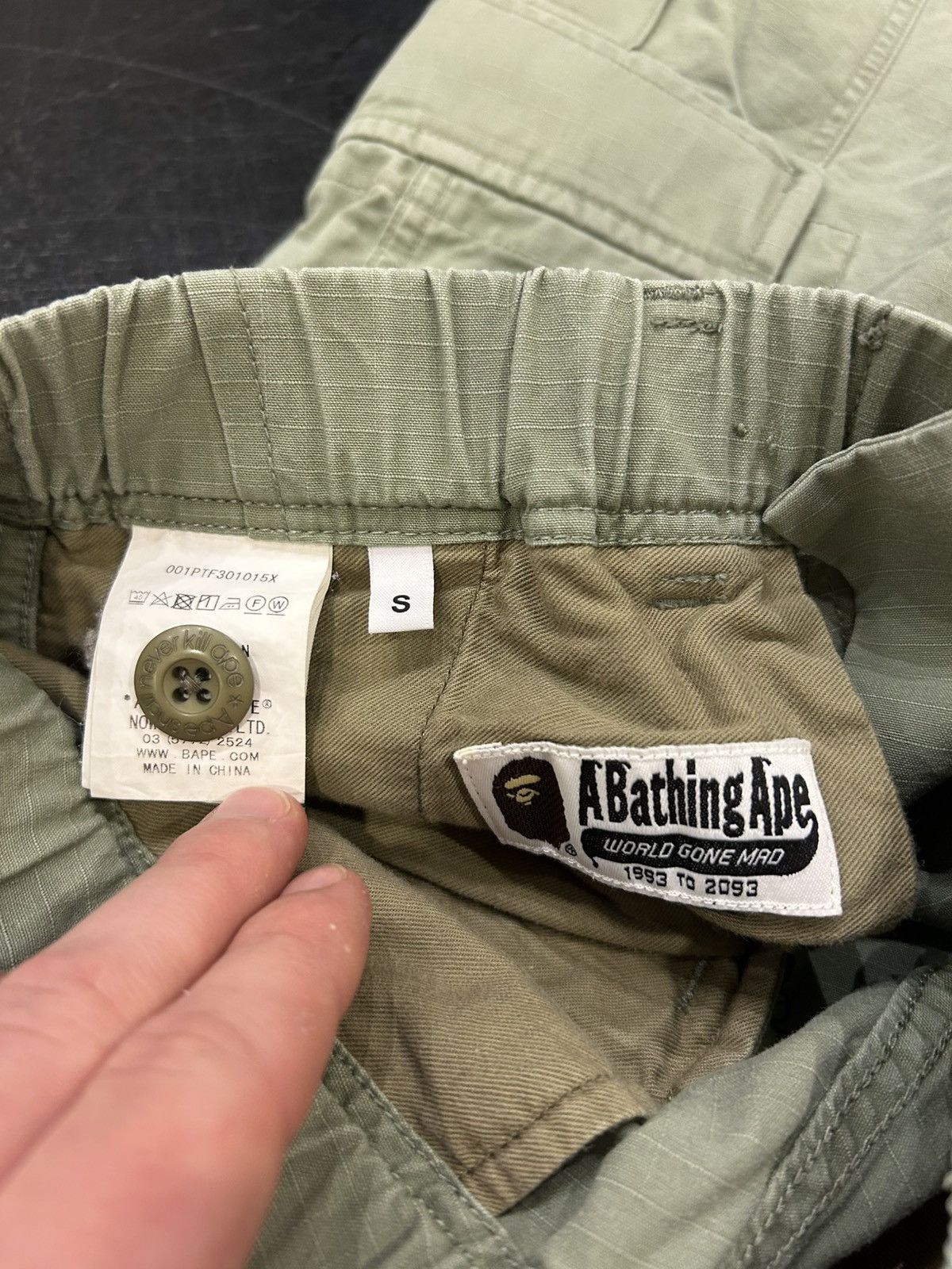 Bape Cape Cargo Pants Size US 28 / EU 44 - 3 Thumbnail