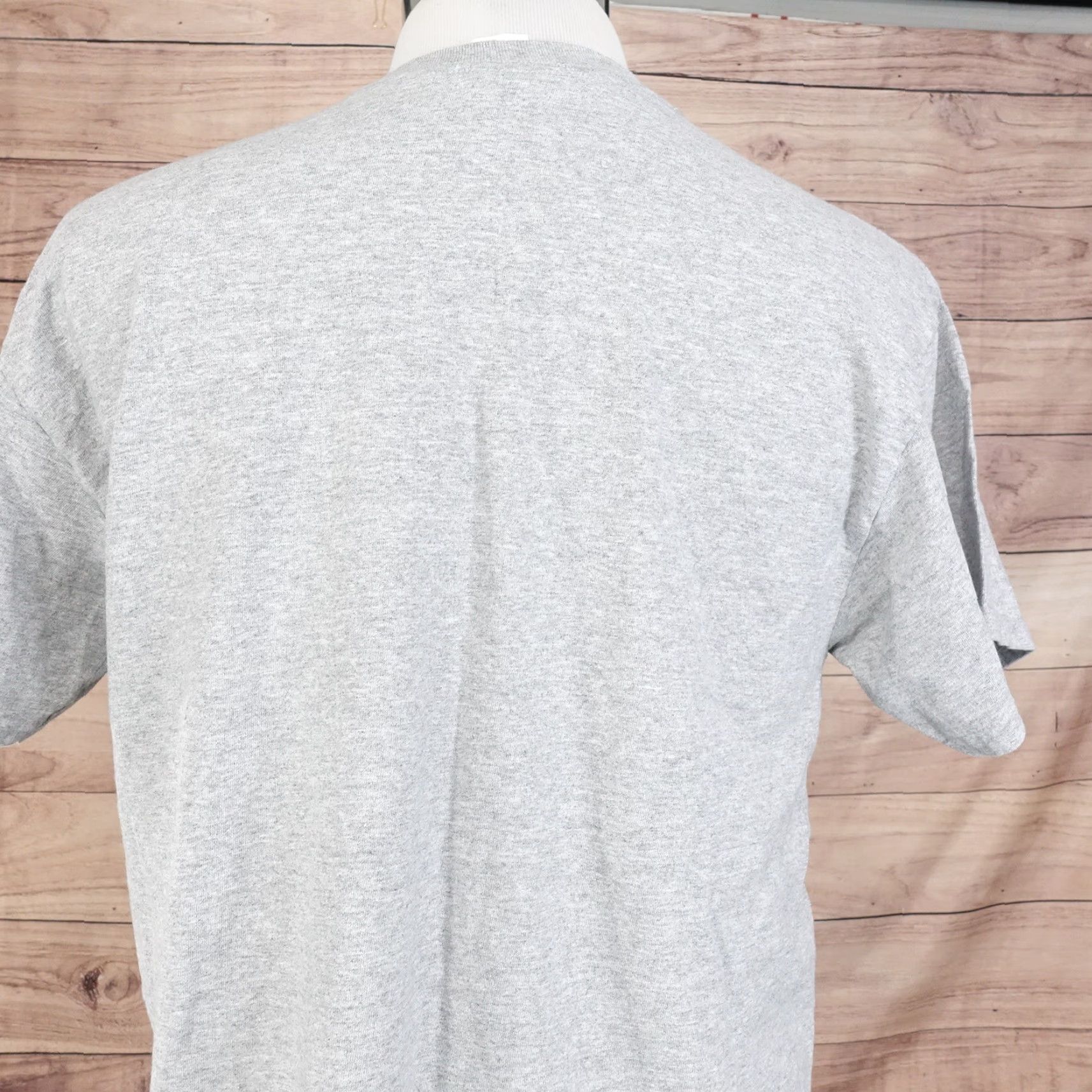 Gildan VINTAGE Gildan T-Shirt EAT SLEEP PLAY ROCK ON Gray Size L Unisex Adults Size US L / EU 52-54 / 3 - 4 Thumbnail