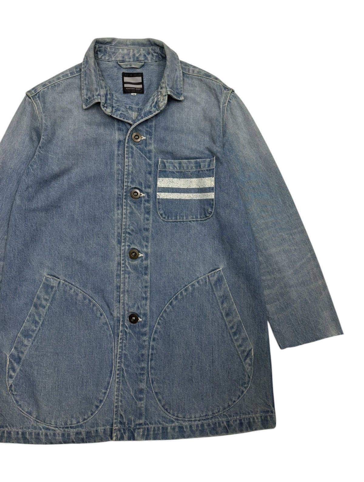Blue Blue Japan × Evisu × Momotaro Jeans 🔥MOMOTARO JAPAN BLUE DENIM CHORE JACKET Size US M / EU 48-50 / 2 - 6 Thumbnail