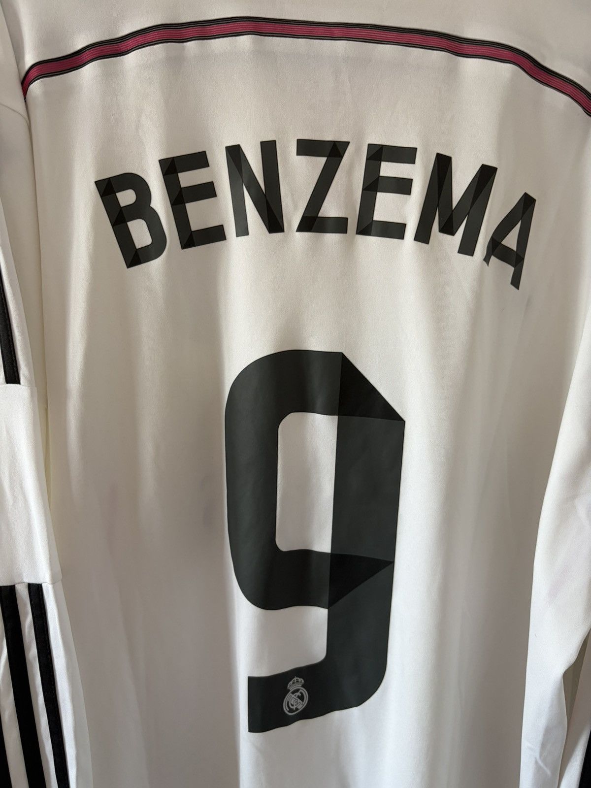 Real Madrid adidas 2014/2015 domowa Benzema — zdjęcie 2