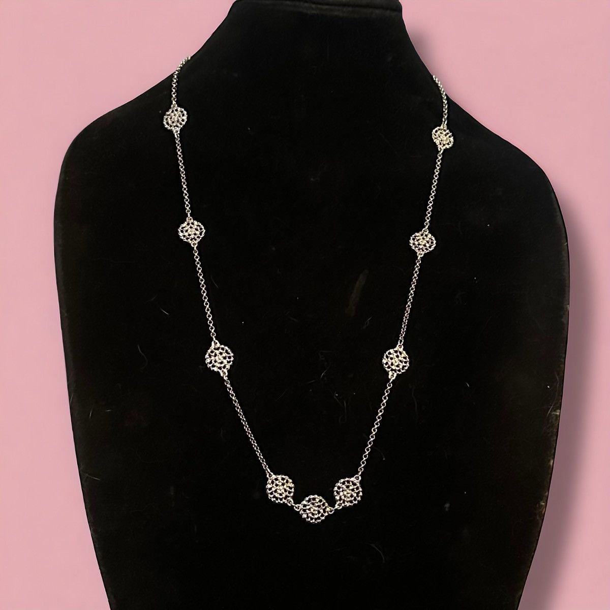 Banana Republic Banana Republic long station filigree link necklace Size ONE SIZE - 1 Thumbnail