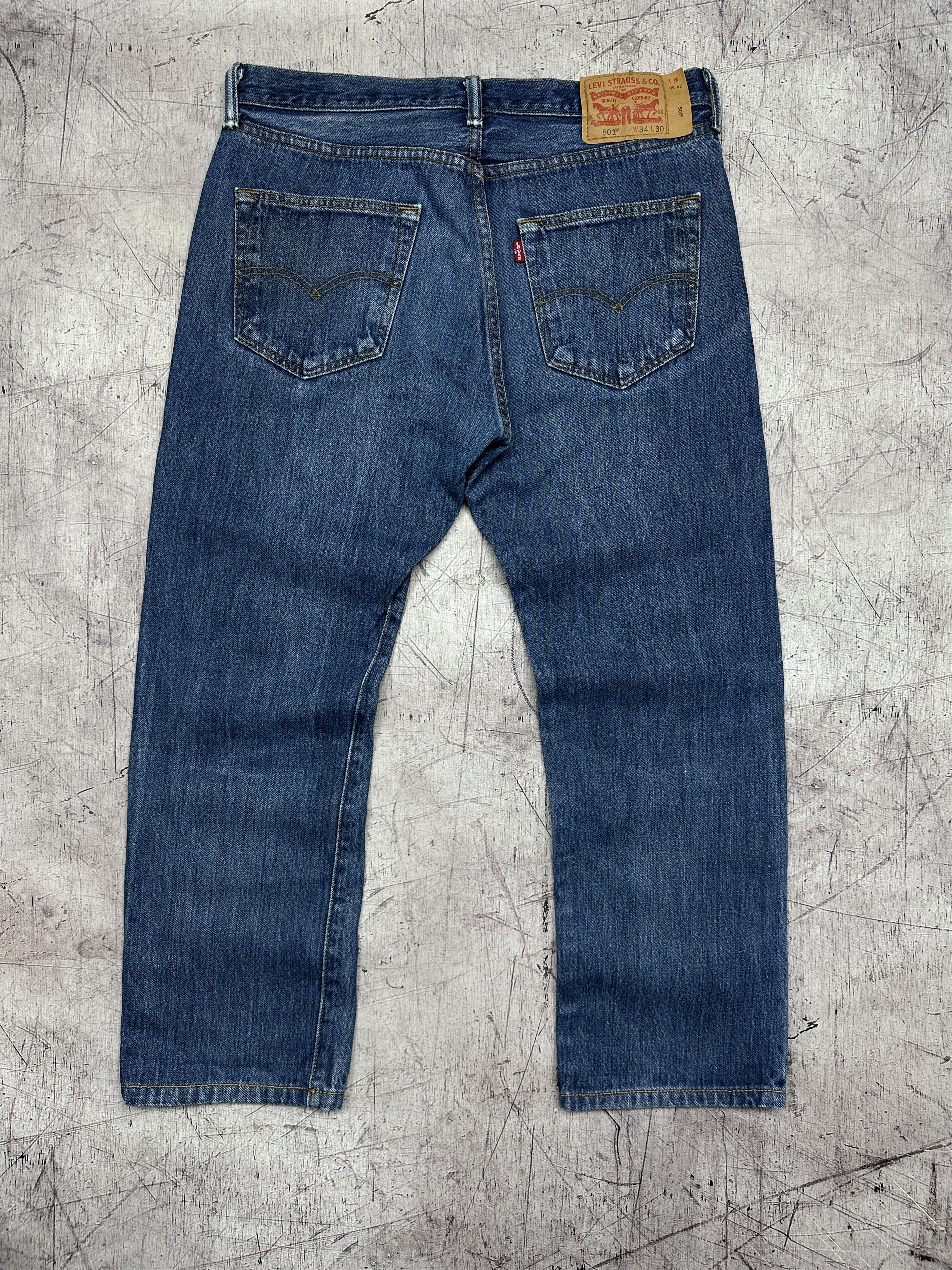 Levi's Levi's 501 Mens Denim Pants Jeans Size 34 x 30 Size US 34 / EU 50 - 1 Thumbnail