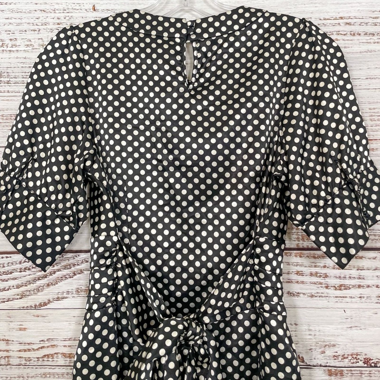 Bcbgmaxazria BCBGMAXAZRIA Polka Dot Dress, EUC, Size Small, MSRP $179 Size S / US 4 / IT 40 - 7 Thumbnail