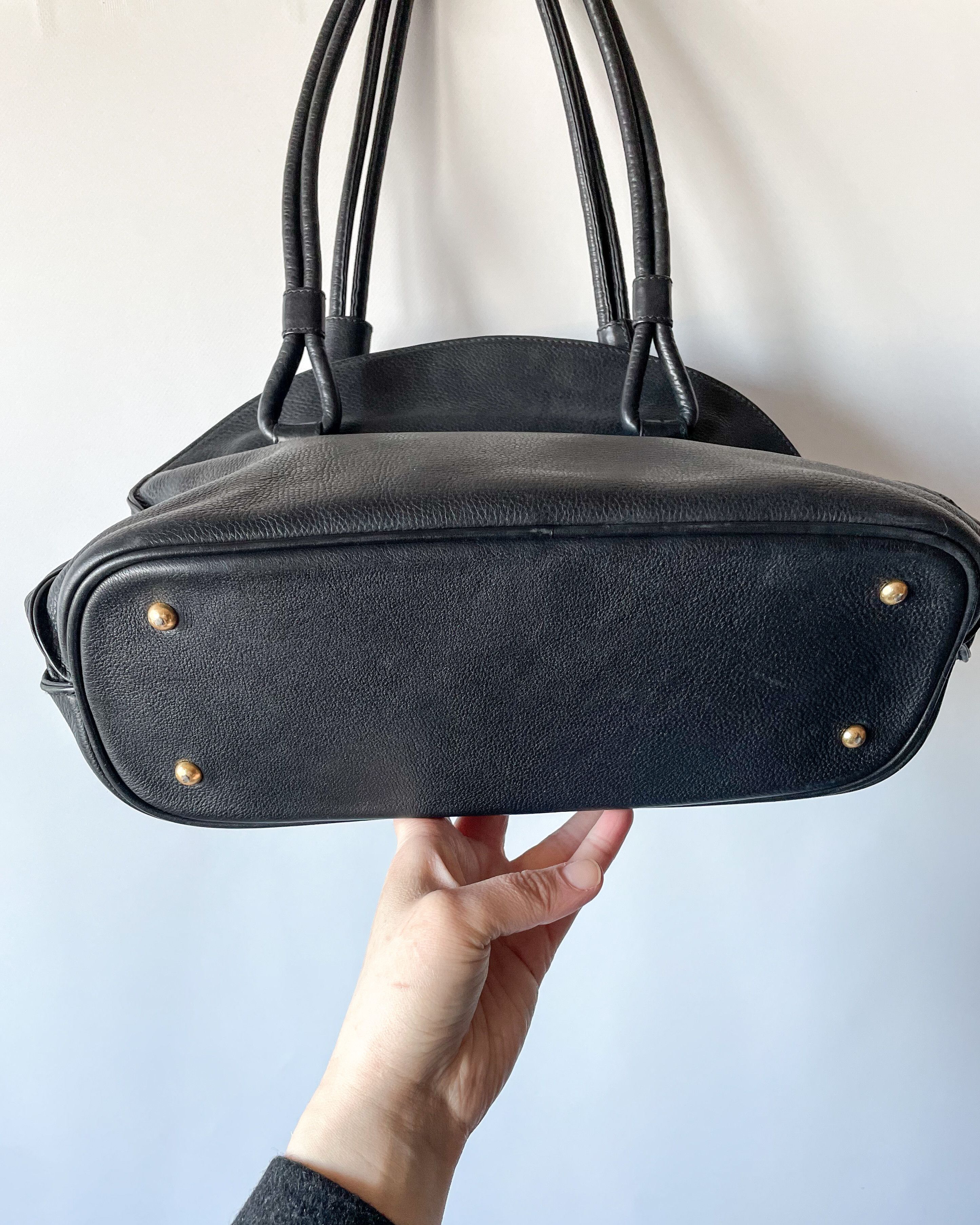 Jil Sander Jil Sander Black Leather Shoulder Bag Size ONE SIZE - 12 Thumbnail