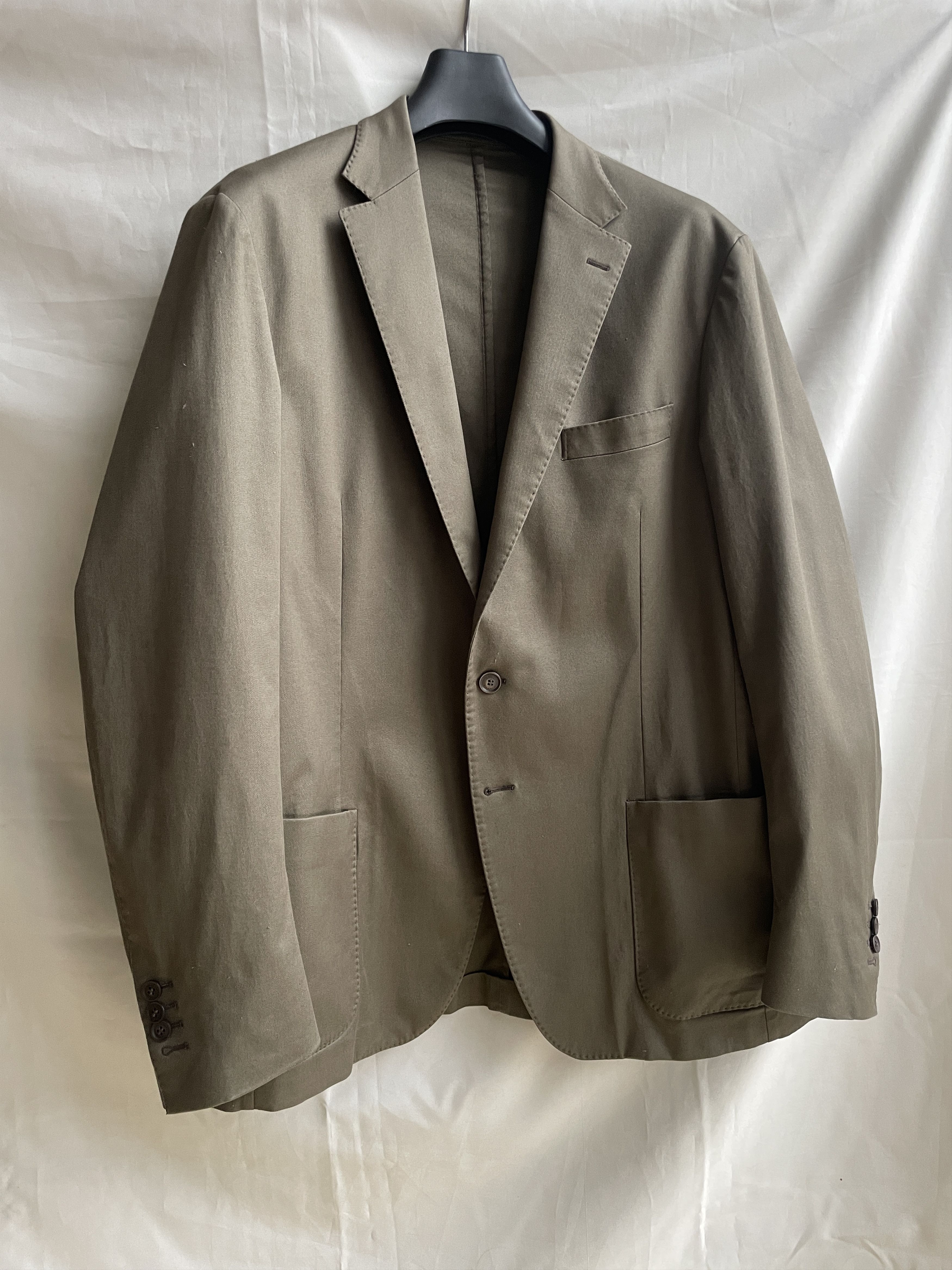 Boggi Boggi Milano Unlined Cotton Blazer Size EUR 56 Size 46R - 1 Thumbnail