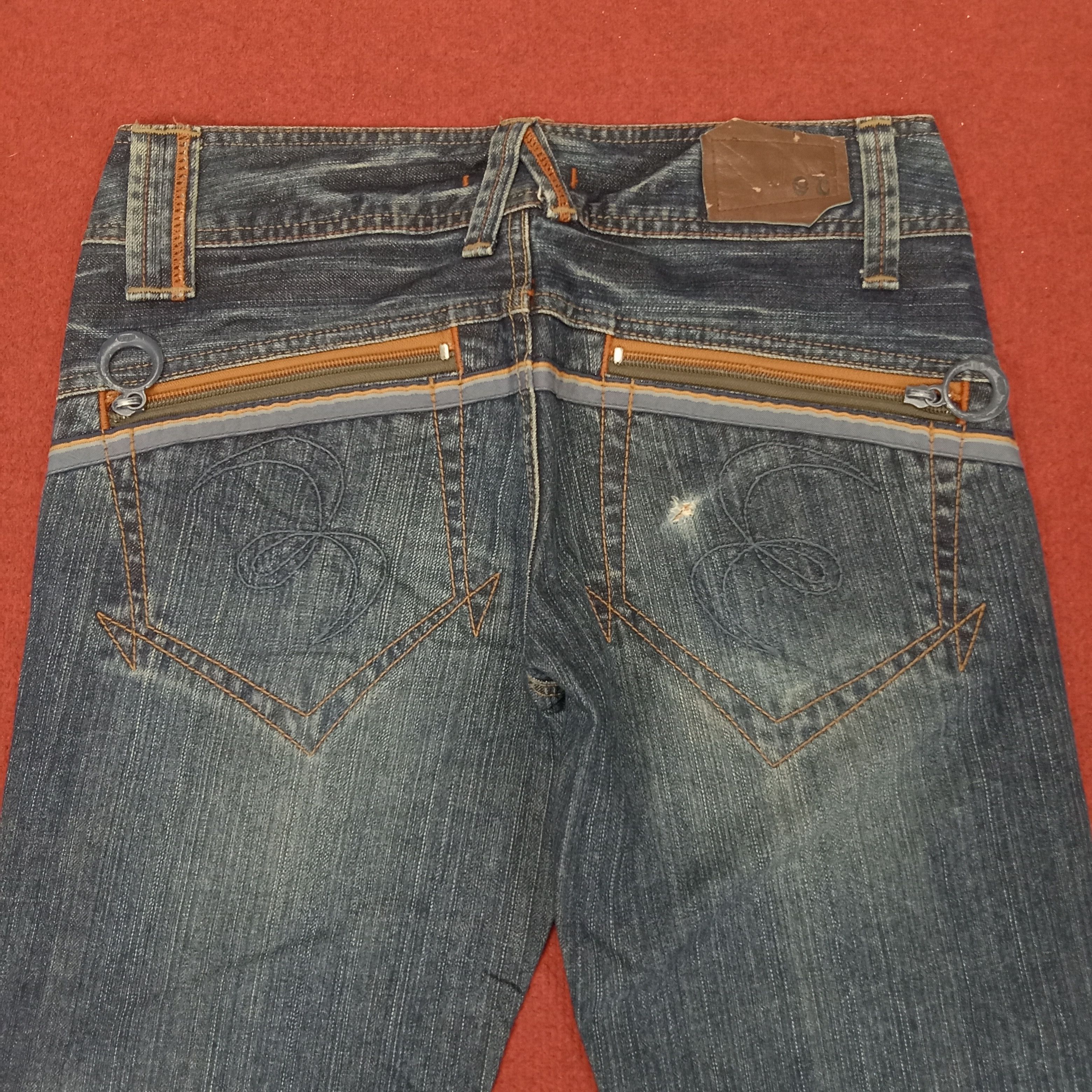 Japanese Brand × Vintage ET Bootcut Fashion Style Streetwear Jeans Size 31" - 5 Thumbnail