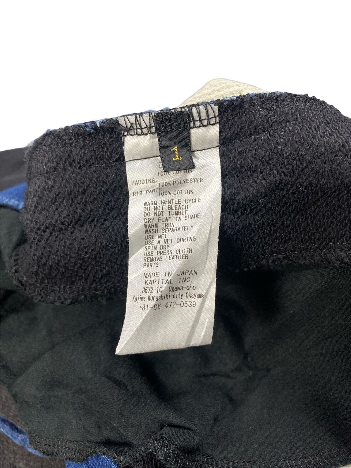 Kapital Kapital Kountry Indigo Waffle Two-Tone Sweater Size US L / EU 52-54 / 3 - 10 Thumbnail