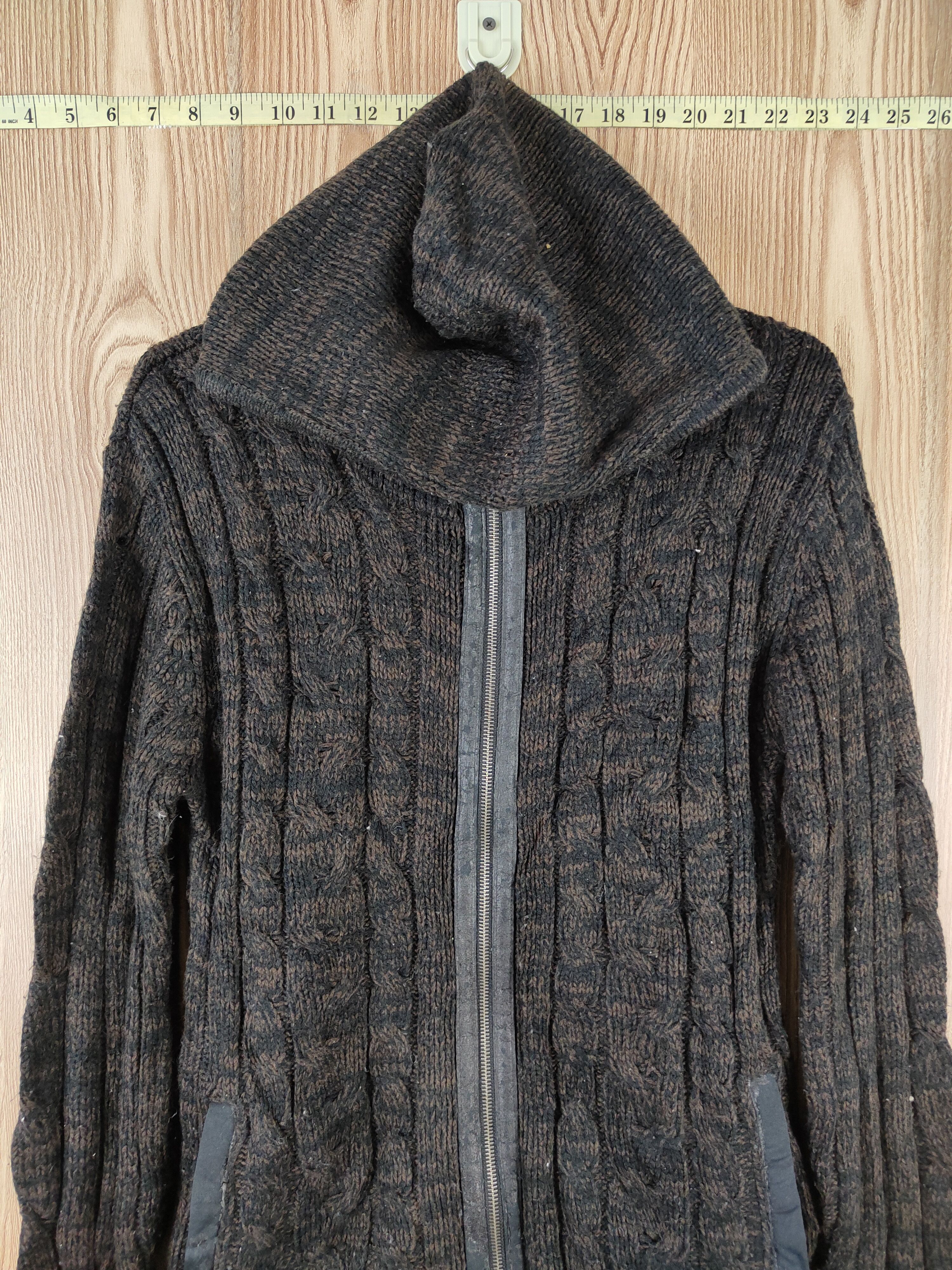 Japanese Brand × Vintage Vintage 💥 Journal Report Black Hoodie Knitwear Sweaters Size US M / EU 48-50 / 2 - 2 Thumbnail