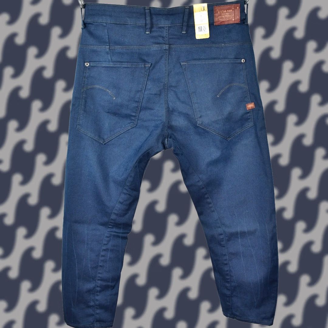 G-Star G-Star Raw Type C 3D Loose Tapered Comfort Jeans Women's W29 L32 Denim Blue 87% Cotton 12% Polyester 1% Elastane Regular Classic Boyfriend" Size 29" - 1 Thumbnail