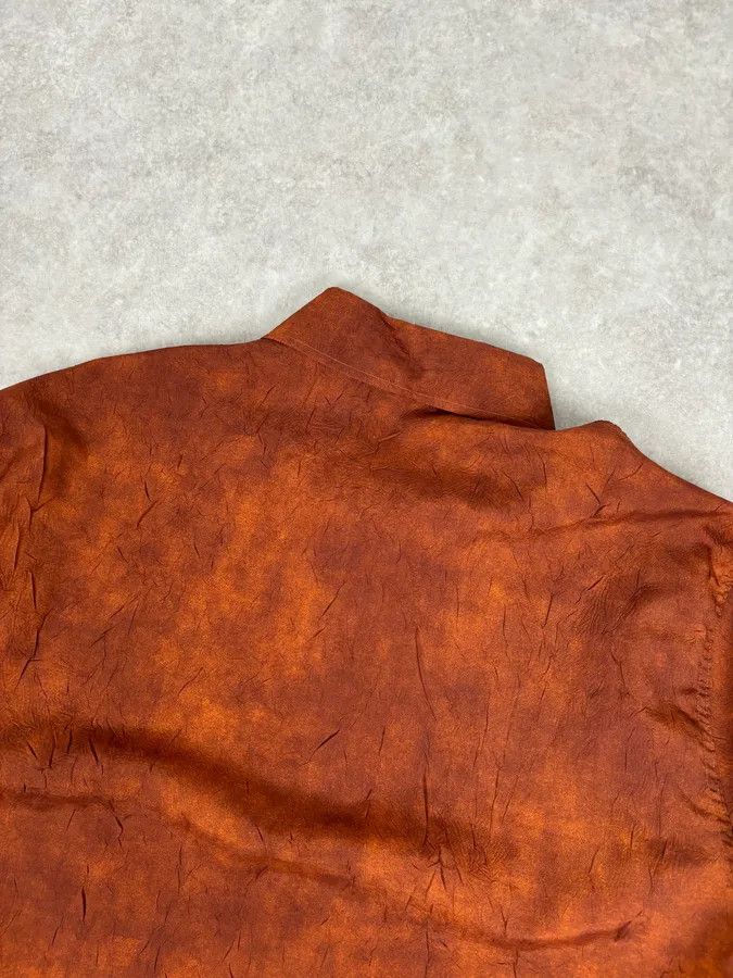 Dolce & Gabbana Dolce & Gabbana Rust Suede Brown Shirt Size US M / EU 48-50 / 2 - 6 Thumbnail