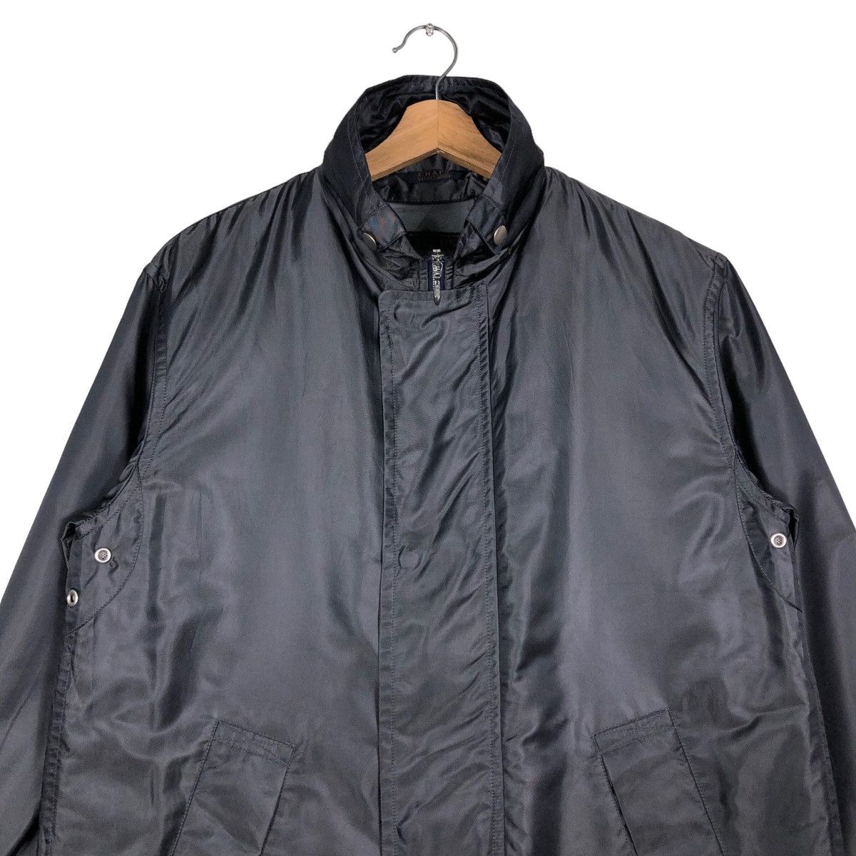 Japanese Brand 🔥Vintage Long Jacket Waxed Design Chaps Ralph Laure Size US S / EU 44-46 / 1 - 3 Thumbnail