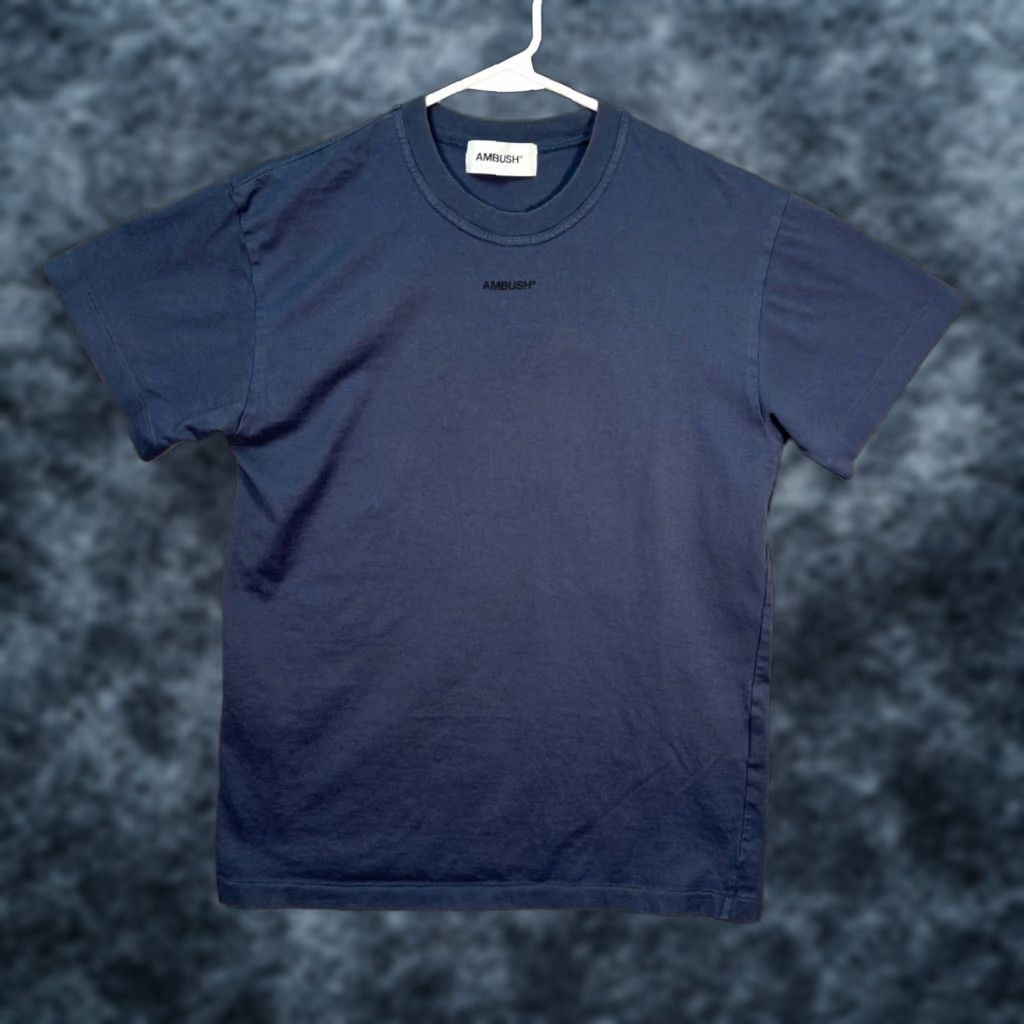 Vintage Ambush T-Shirt Mens Size 1 Navy Blue Cotton Crewneck Short Sleeve Logo Vintage No Size US XS / EU 42 / 0 - 1 Thumbnail