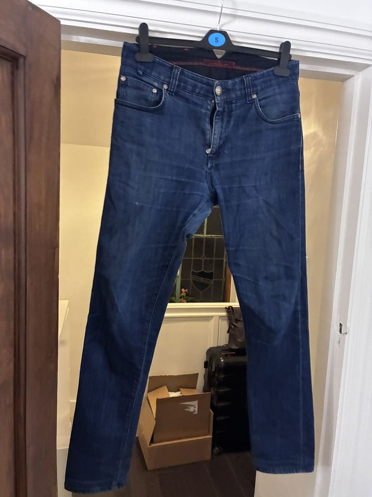 Isaia Isaia navy jeans w32 Size US 32 / EU 48 - 1 Thumbnail