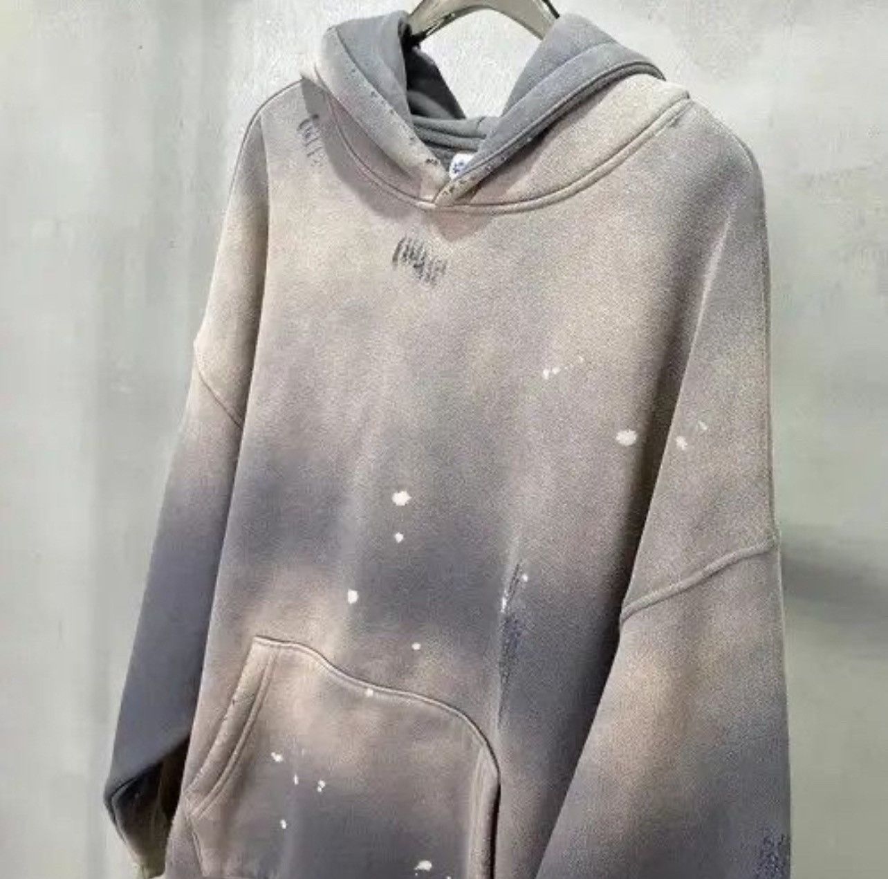 Other #33 Speckled Ink Rubbed Hoodie Distressed Size US XL / EU 56 / 4 - 3 Thumbnail