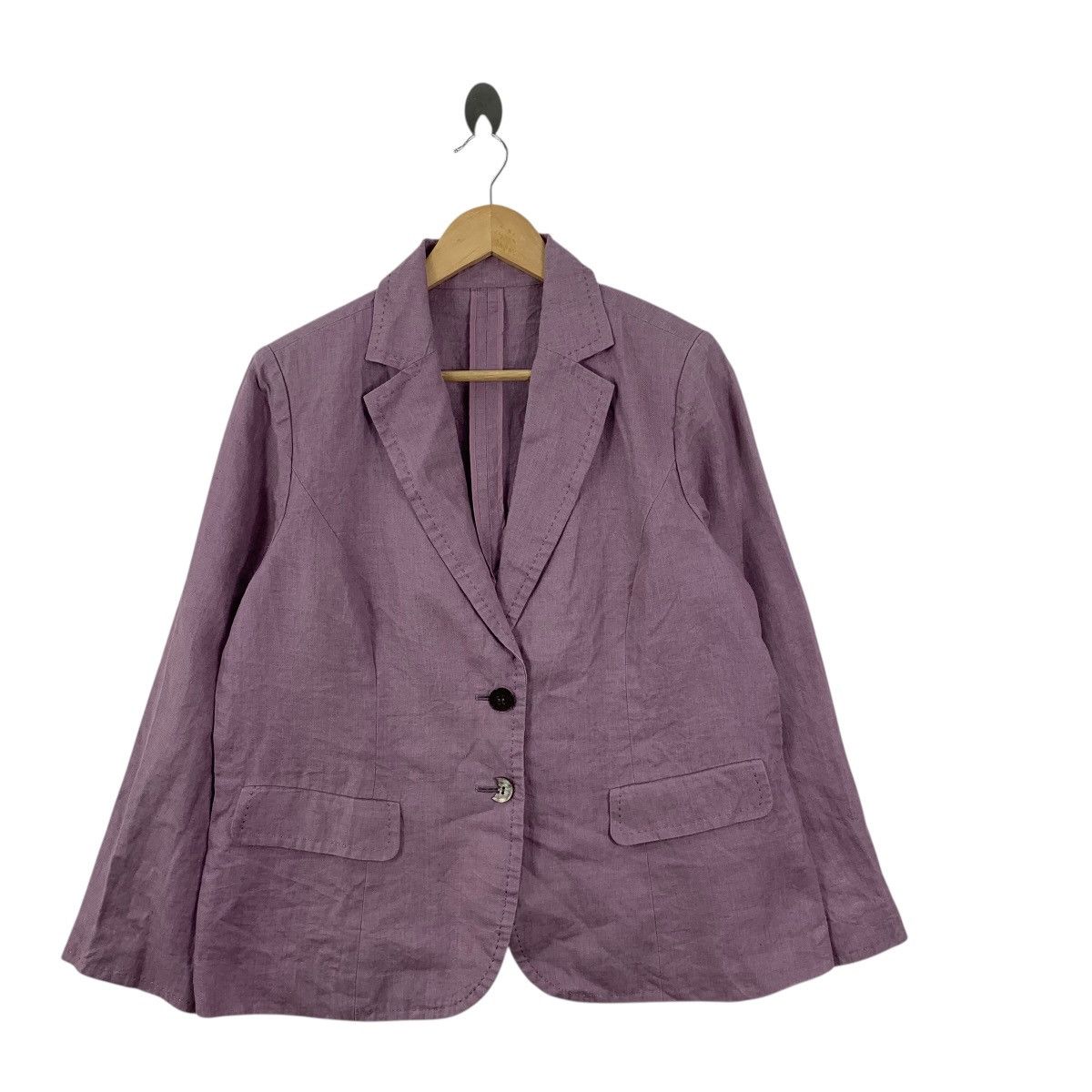 Ermenegildo Zegna Vintage ERMENEGILDO ZEGNA x LEILIAN Collection Blazer Coat Size M / US 6-8 / IT 42-44 - 4 Thumbnail