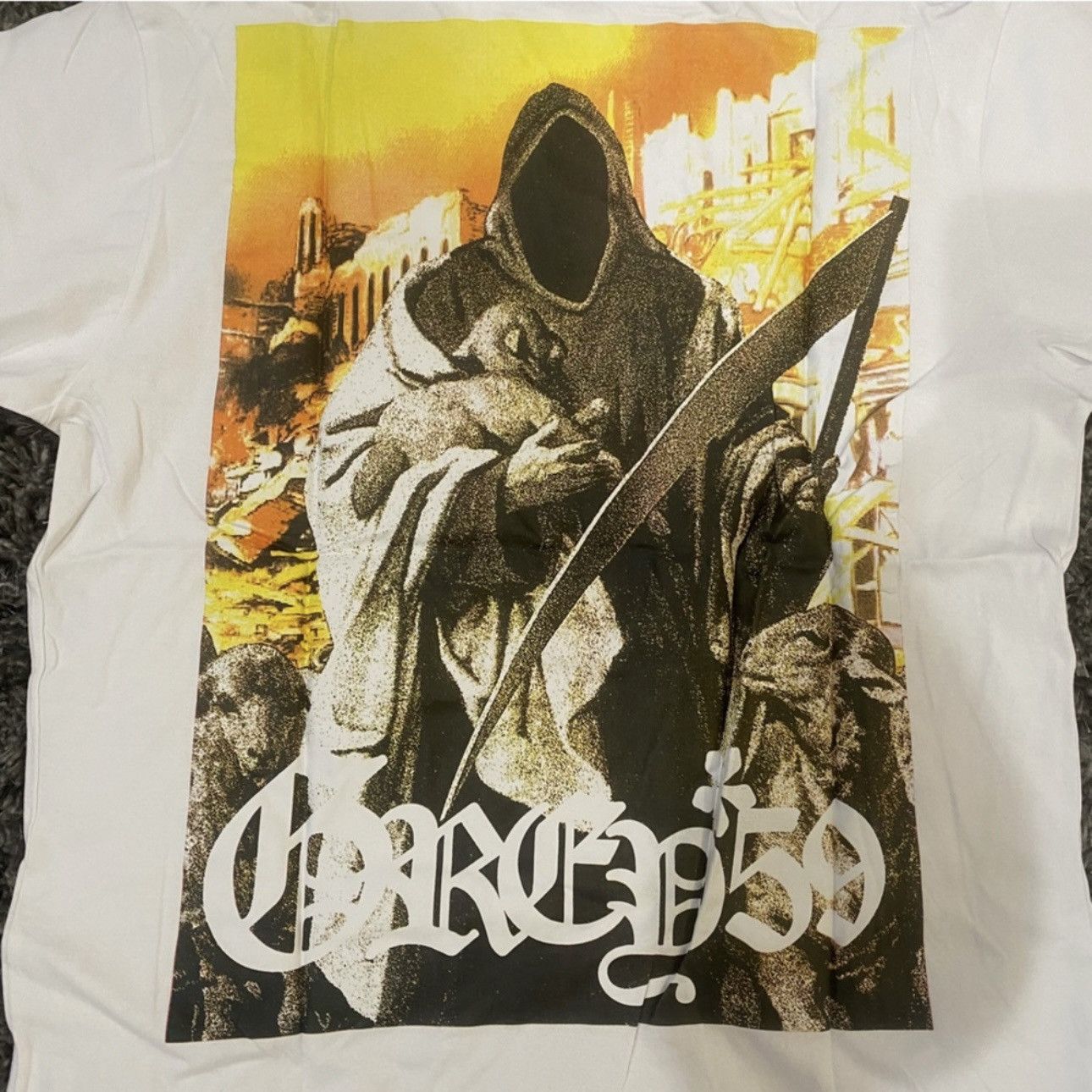 G59 Records G59 Reaper Pocket T-Shirt in White, Size M Size US M / EU 48-50 / 2 - 7 Thumbnail