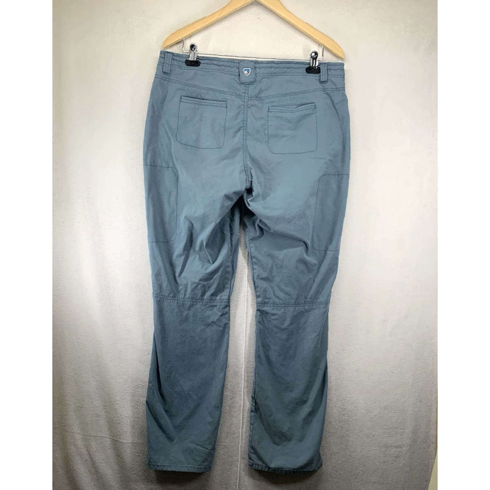 Vintage VINTAGE KUHL Women Pants Size 14 Regular Blue Casual Hiking Camping Cotton Canvas 2000s Size 36" / US 14 / IT 50 - 2 Thumbnail