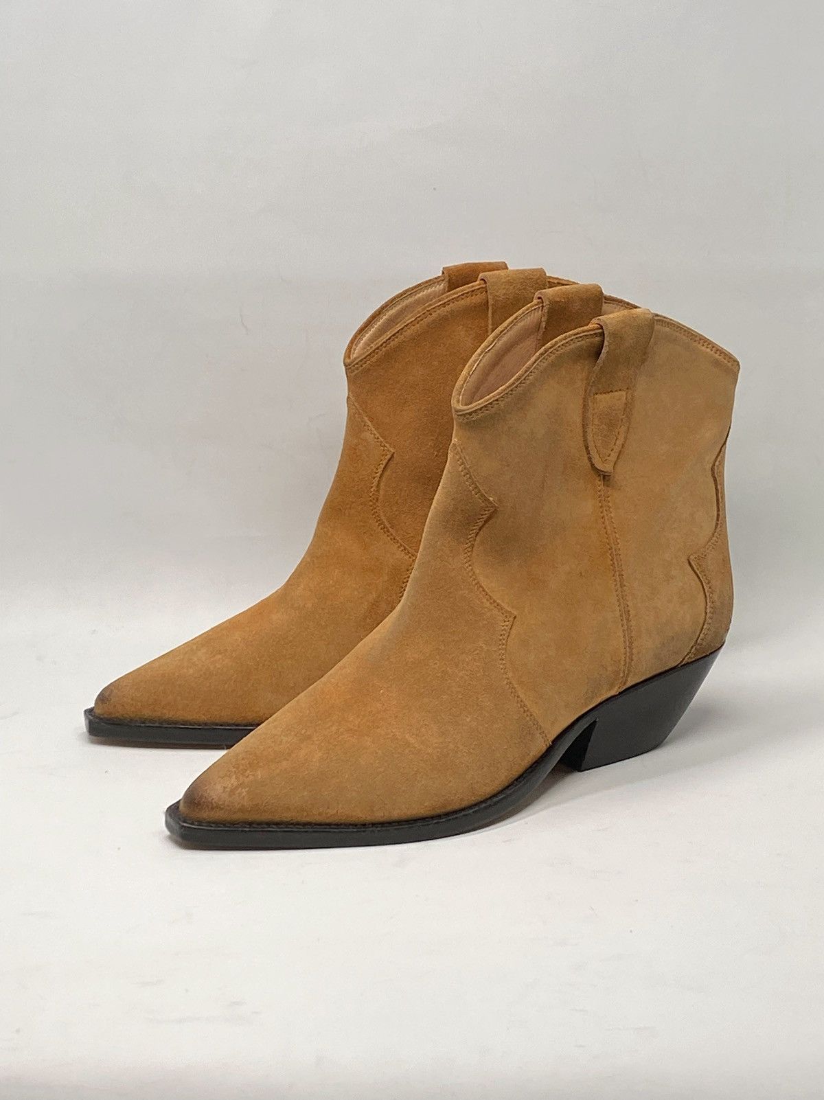 Isabel Marant Isabel Marant Dewina Suede Western Booties size 37 Size US 7 / IT 37 - 6 Thumbnail