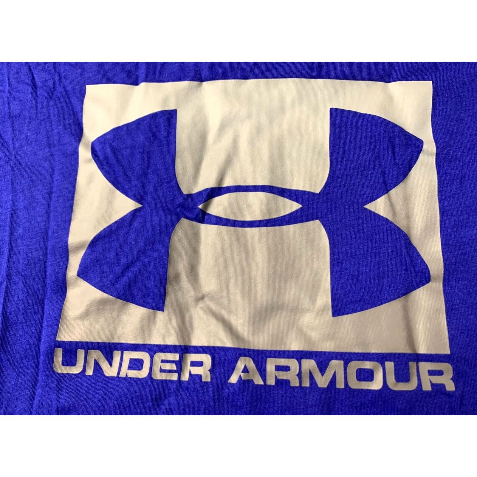 Under Armour Under Armour Original CrossFit Jersey T-Shirt Men M Blue Short Sleeve 60% Cotton 40% Polyester Size US M / EU 48-50 / 2 - 3 Thumbnail