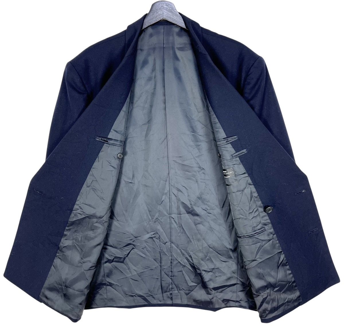 Designer × Yohji Yamamoto Yohji Yamamoto Railway Blazer Jacket Size US L / EU 52-54 / 3 - 6 Thumbnail