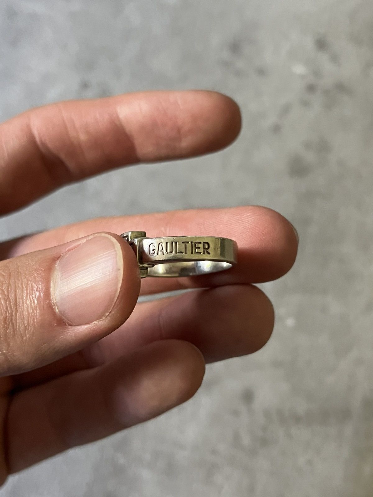 Jean Paul Gaultier Jean Paul Gaultier silver 925 center cross ring rare Size ONE SIZE - 4 Thumbnail