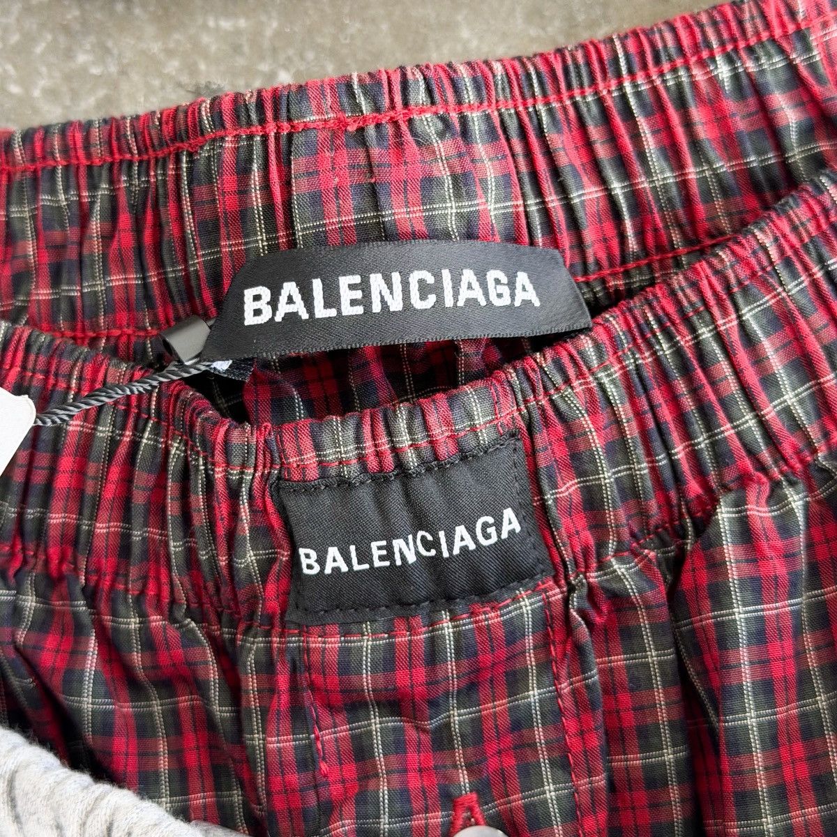 Balenciaga FW21 Trompe L’oeil Double Waist Hybrid Boxer Sweatpants Size US 36 / EU 52 - 4 Thumbnail